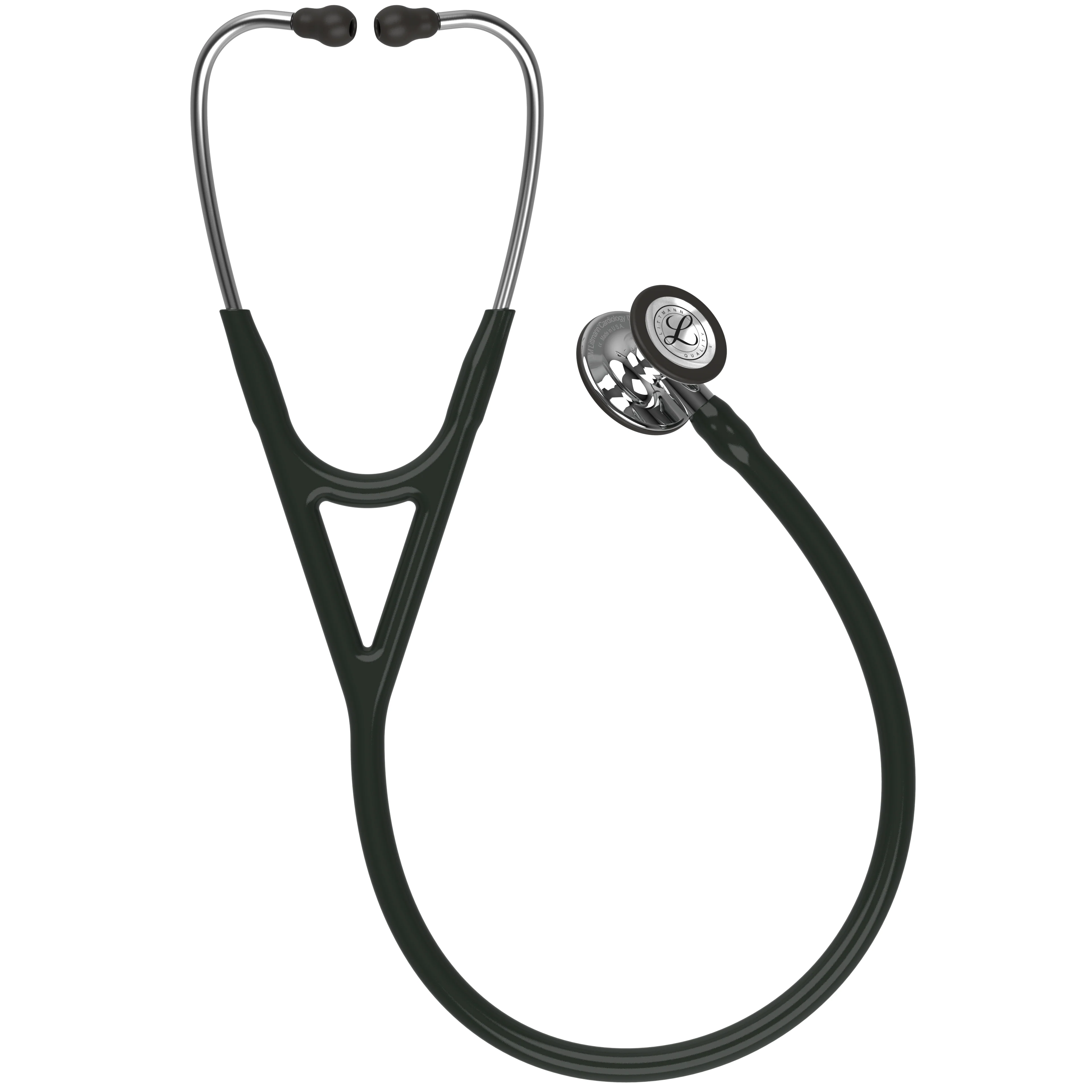 Littmann Cardiology IV Diagnostic Stethoscope: Black & Mirror-Finish 6177 - Over Engraved - Image 3