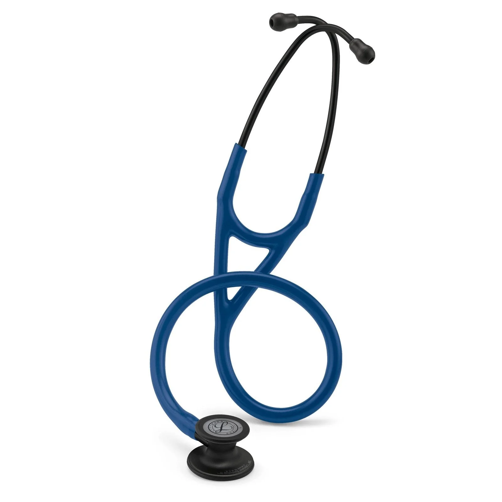 Littmann Cardiology IV Diagnostic Stethoscope: Black & Navy 6168 - Over Engraved - Image 7