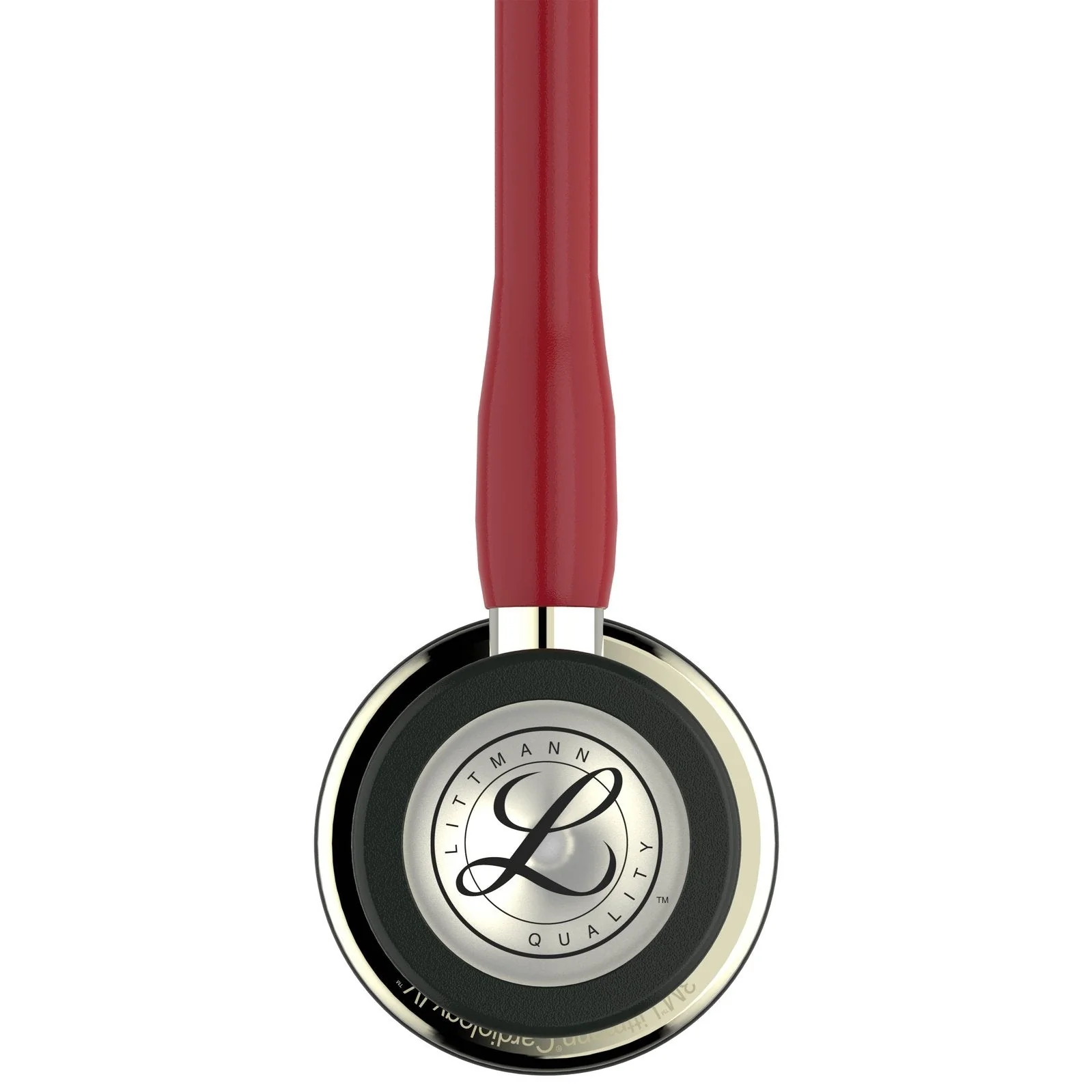Littmann Cardiology IV Diagnostic Stethoscope: Champagne & Burgundy Tube 6176- Over Engraved - Image 6