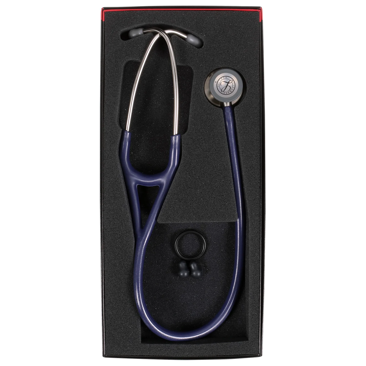 Littmann Cardiology IV Diagnostic Stethoscope: Midnight Blue Satin 6187C - Image 10