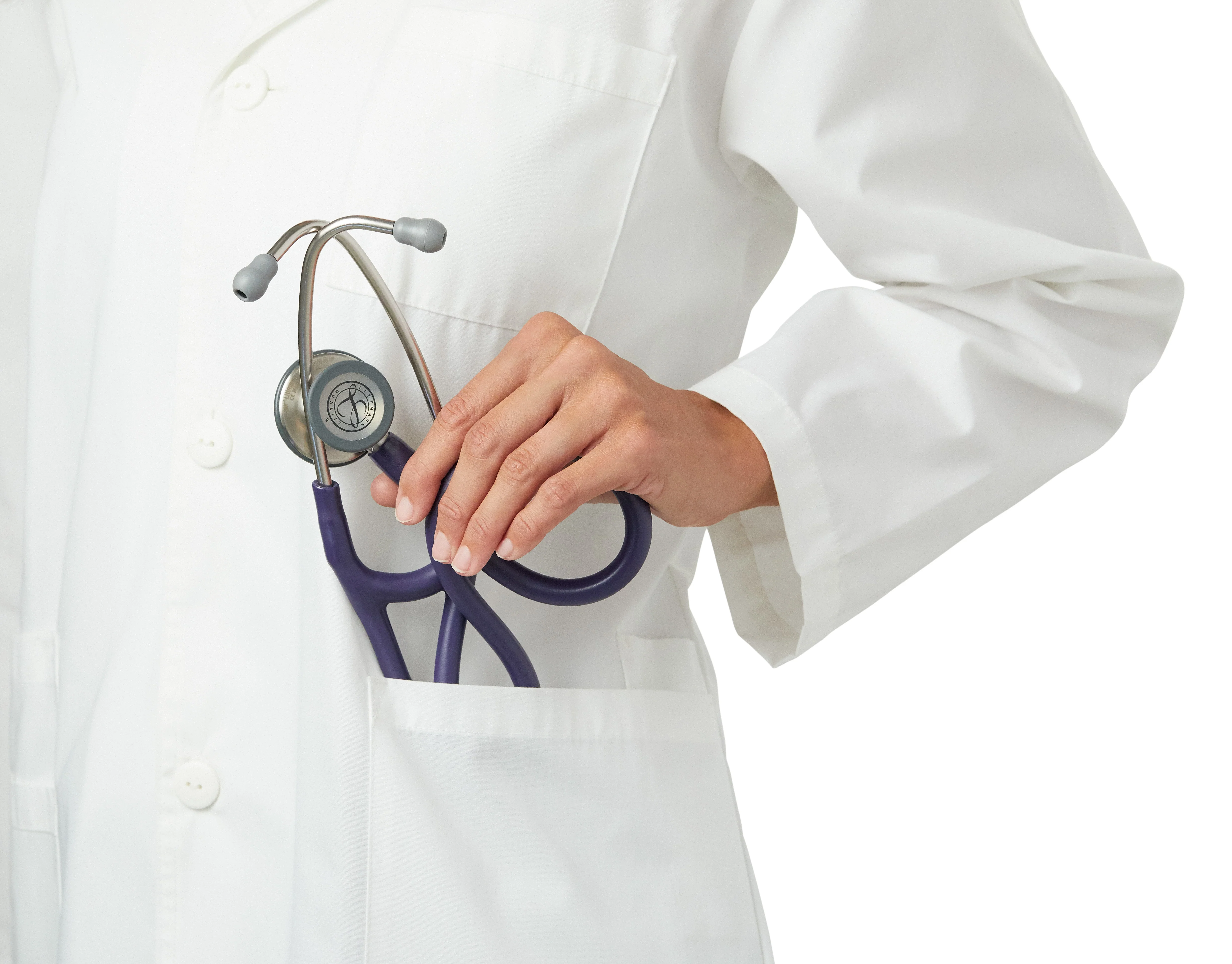 Littmann Cardiology IV Diagnostic Stethoscope: Midnight Blue Satin 6187C - Image 2