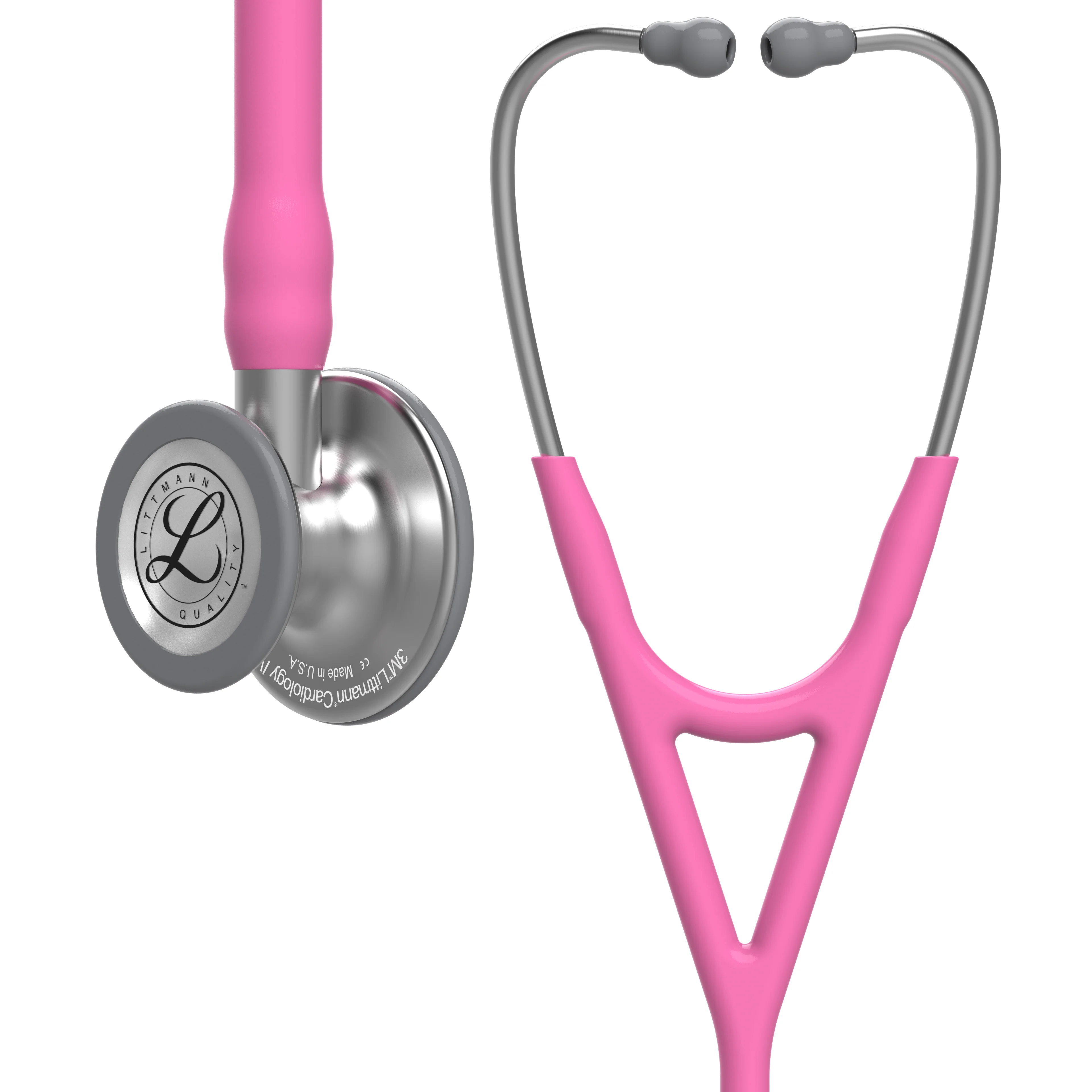 Littmann Cardiology IV Diagnostic Stethoscope: Rose Pink 6159 - Over Engraved