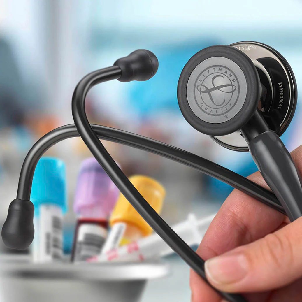 Littmann Cardiology IV Diagnostic Stethoscope: All Black 6163 - Image 2