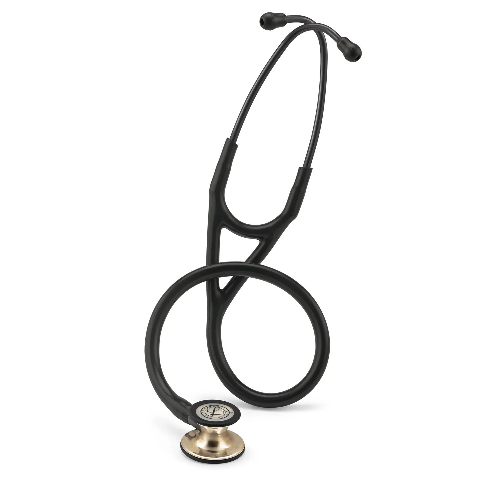 Littmann Cardiology IV Diagnostic Stethoscope: Black & Champagne-Finish 6179 - Image 5