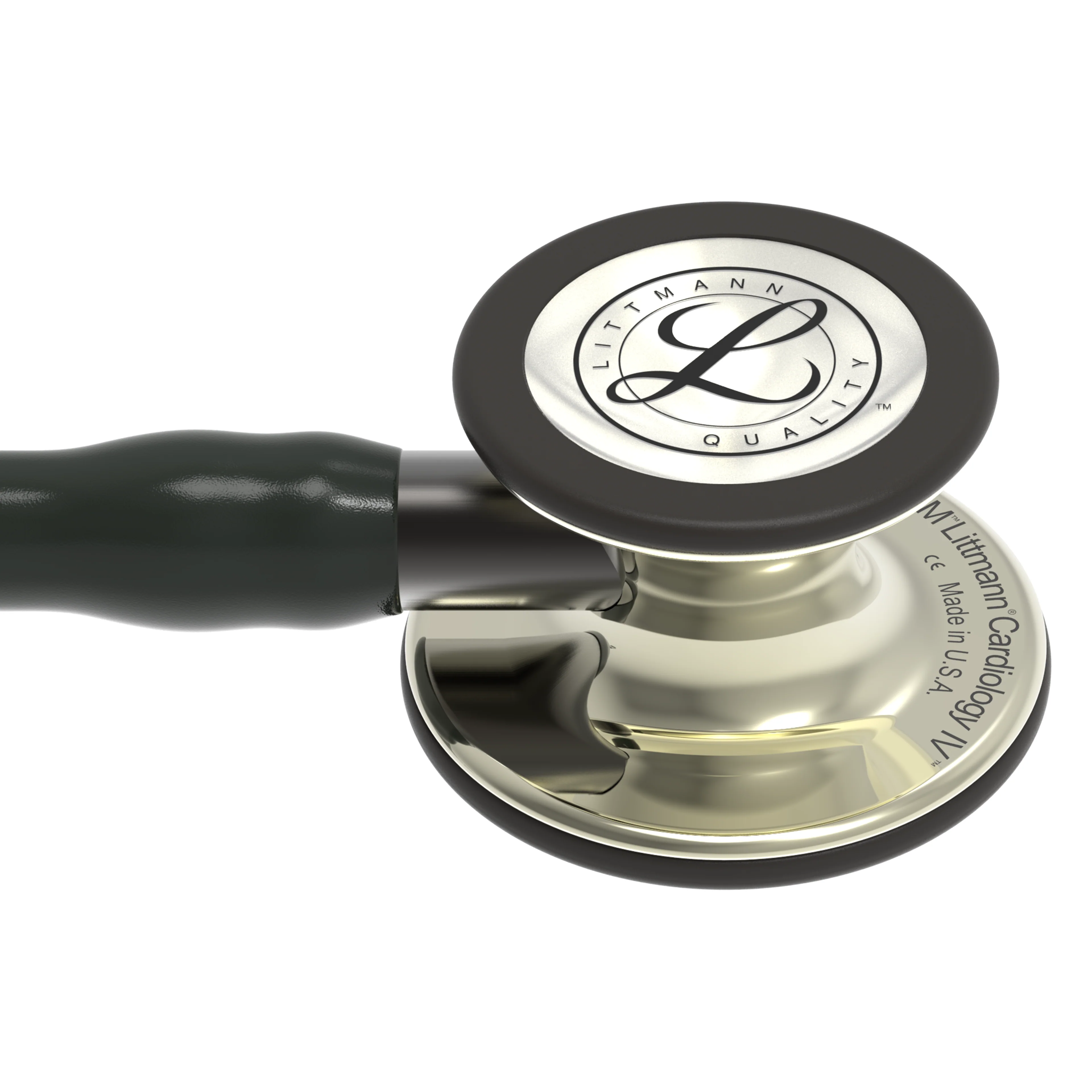 Littmann Cardiology IV Diagnostic Stethoscope: Black & Champagne-Finish 6179 - Image 9