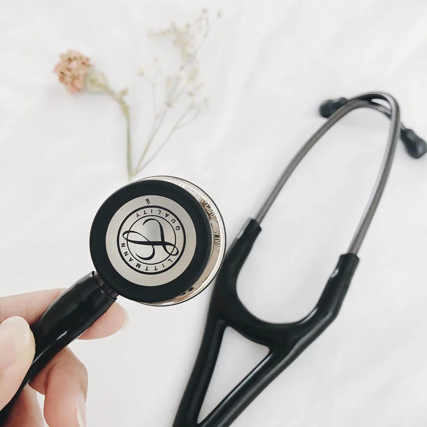 Littmann Cardiology IV Diagnostic Stethoscope: Black & Mirror-Finish 6177 - Image 2