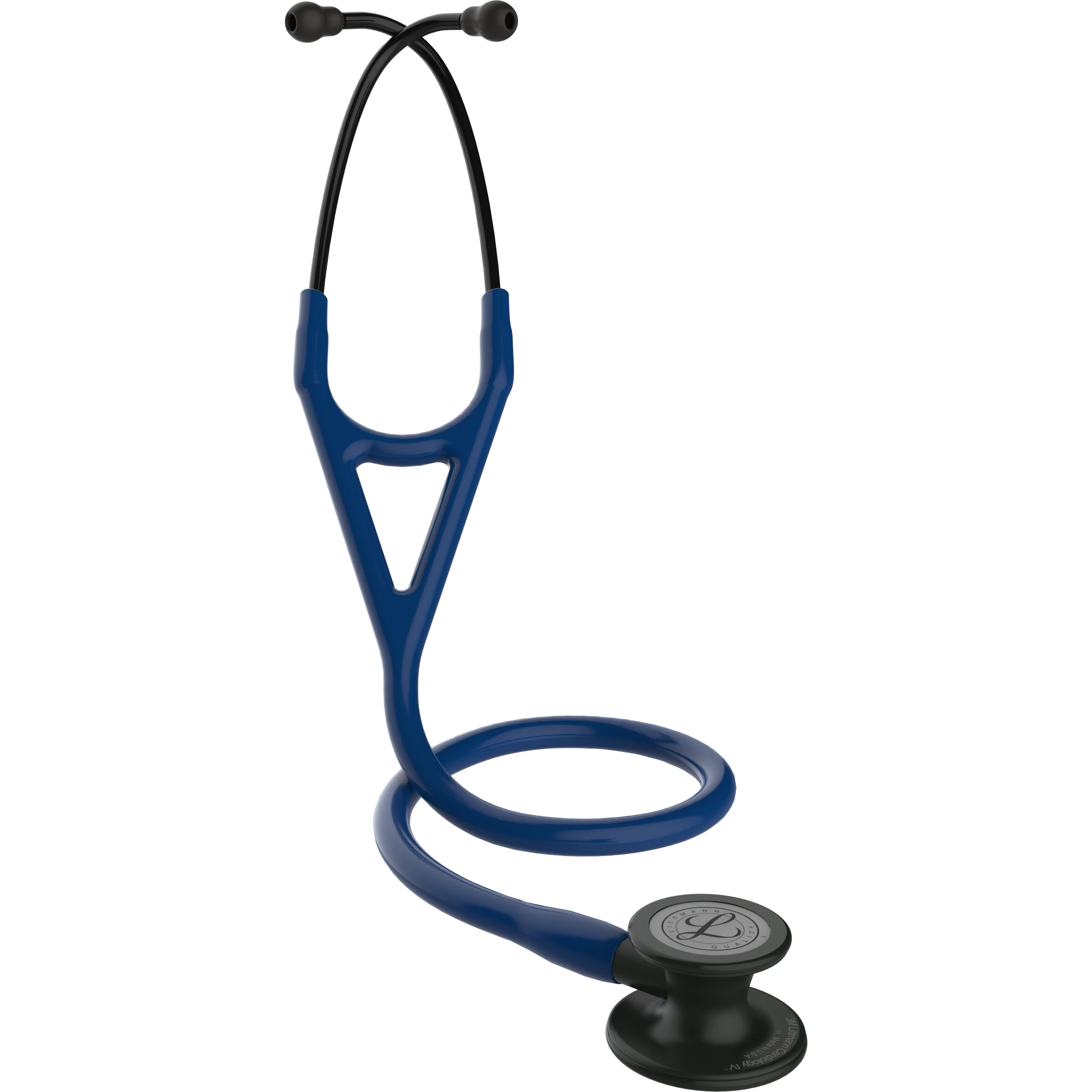Littmann Cardiology IV Diagnostic Stethoscope: Black & Navy 6168 - Image 4