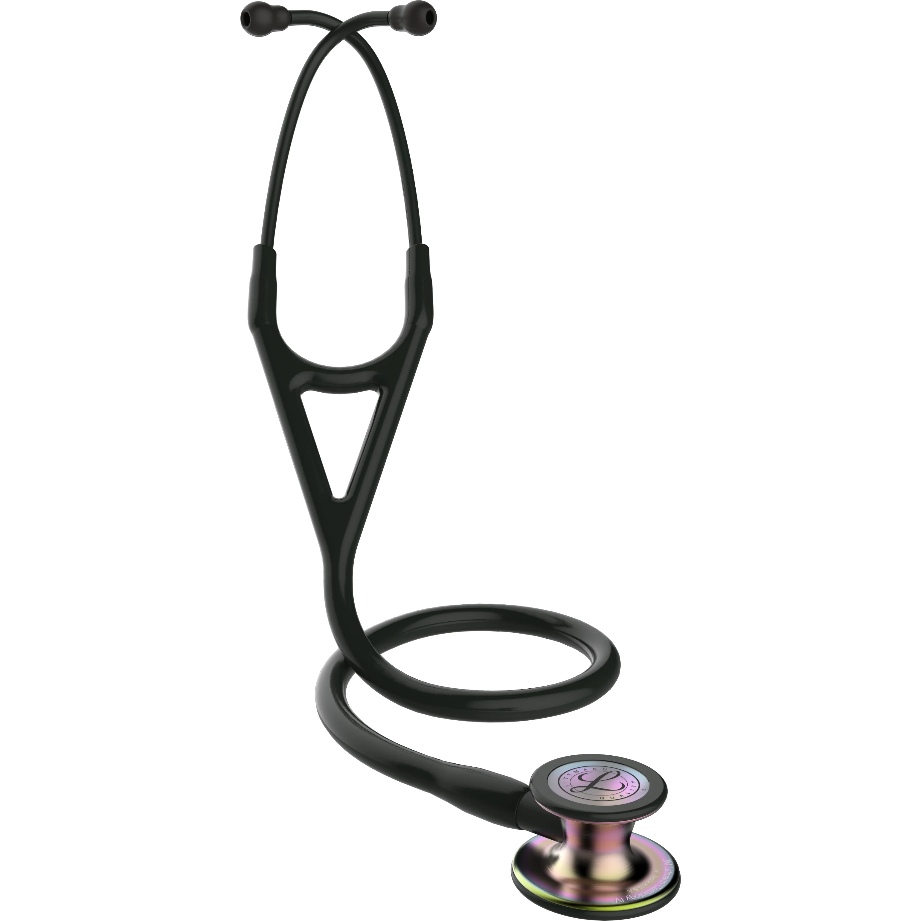 Littmann Cardiology IV Diagnostic Stethoscope: Black & Rainbow 6165 - Image 3