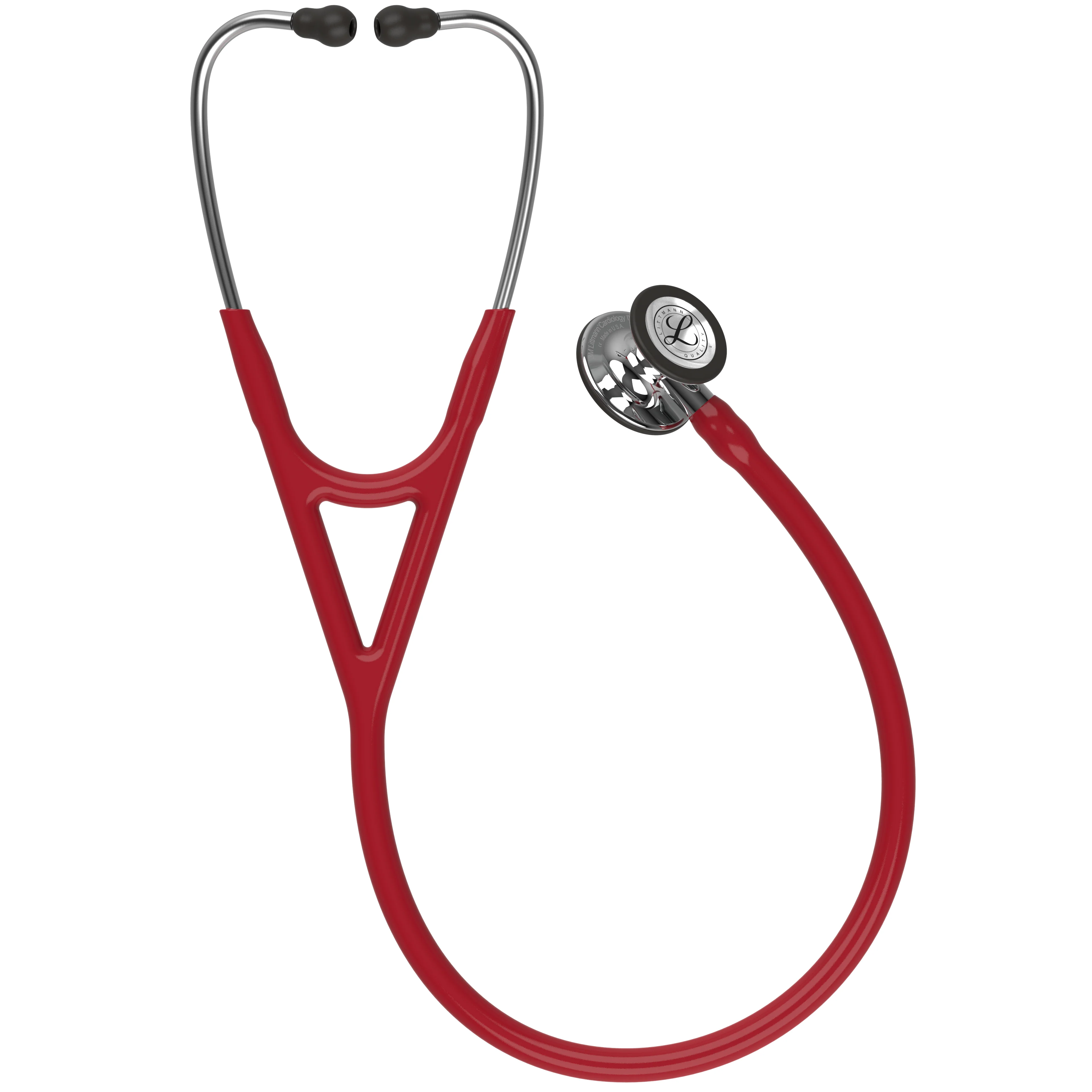 Littmann Cardiology IV Diagnostic Stethoscope: Burgundy & Mirror-Finish 6170 - Image 3