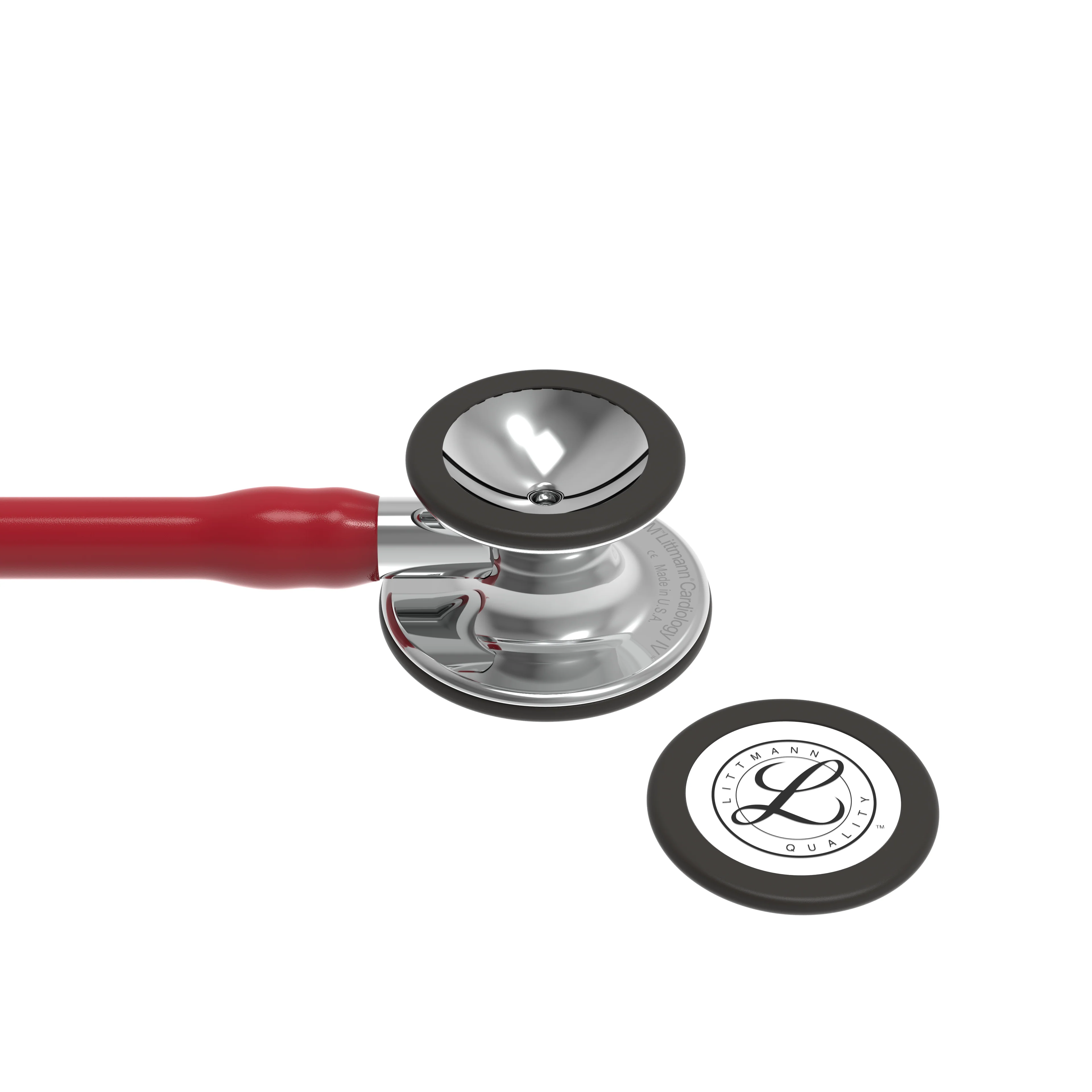 Littmann Cardiology IV Diagnostic Stethoscope: Burgundy & Mirror-Finish 6170 - Image 9