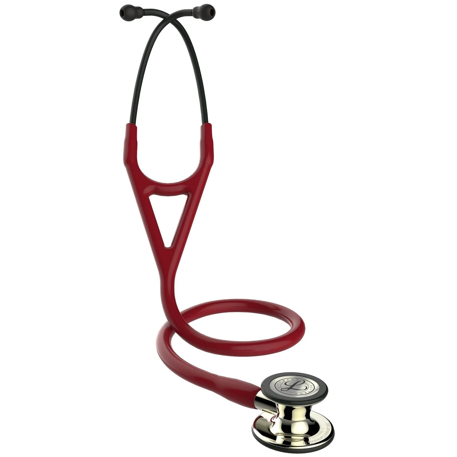 Littmann Cardiology IV Diagnostic Stethoscope: Champagne & Burgundy Tube 6176 - Image 3