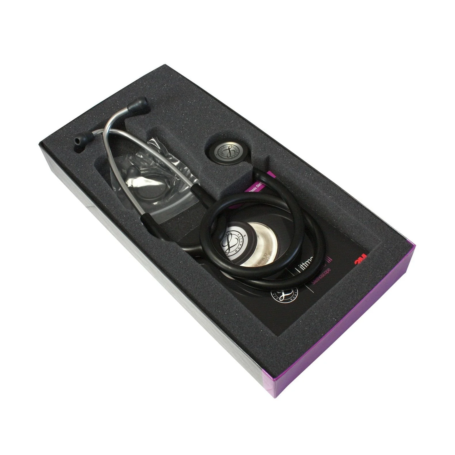 Littmann Classic III Monitoring Stethoscope: Black 5620 - Over Engraved - Image 12