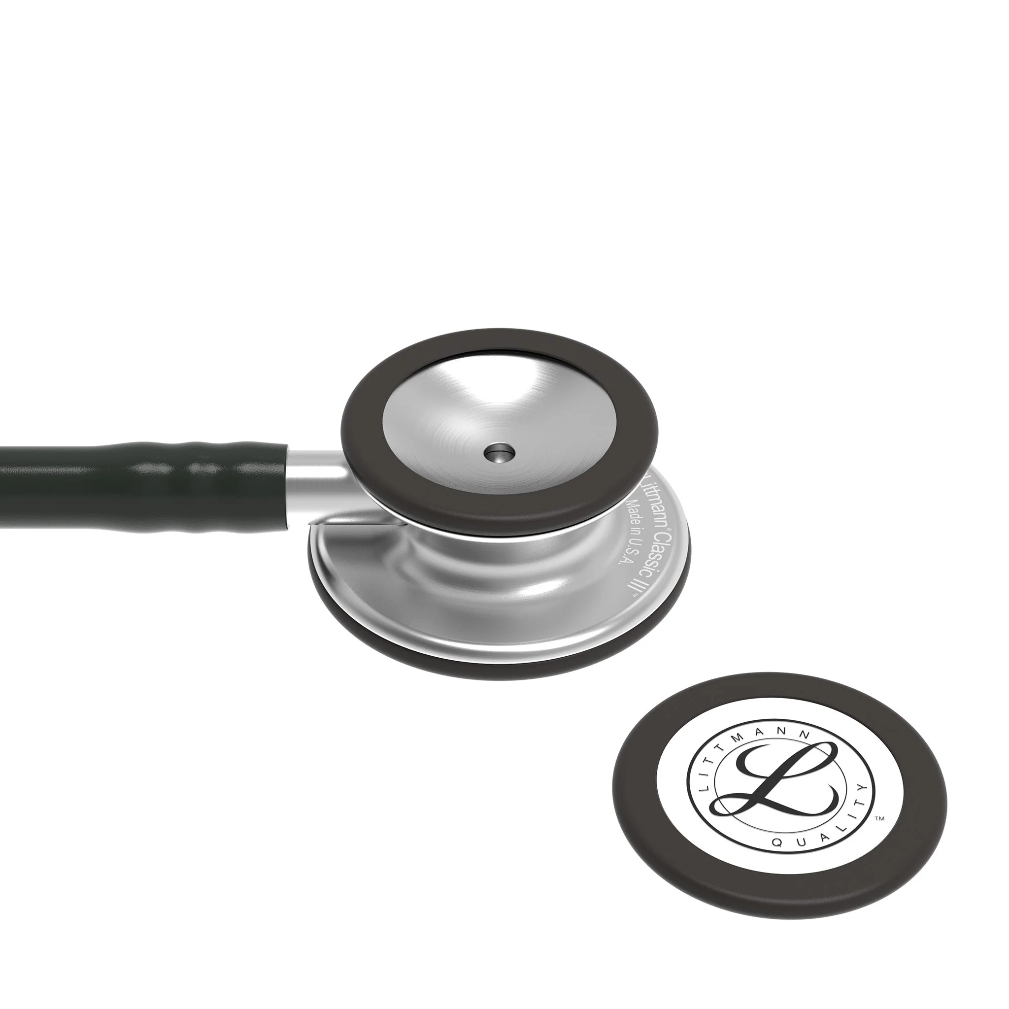 Littmann Classic III Monitoring Stethoscope: Black 5620 - Over Engraved - Image 8