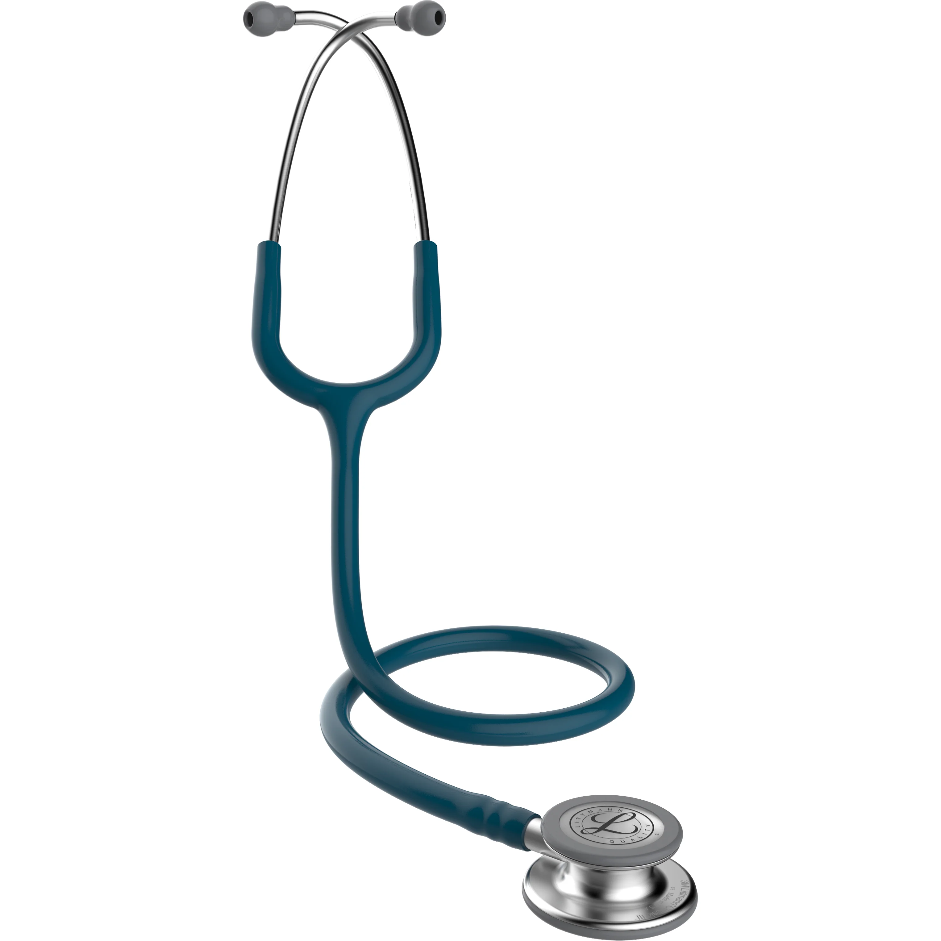 Littmann Classic III Monitoring Stethoscope: Caribbean Blue 5623 - Over Engraved - Image 4
