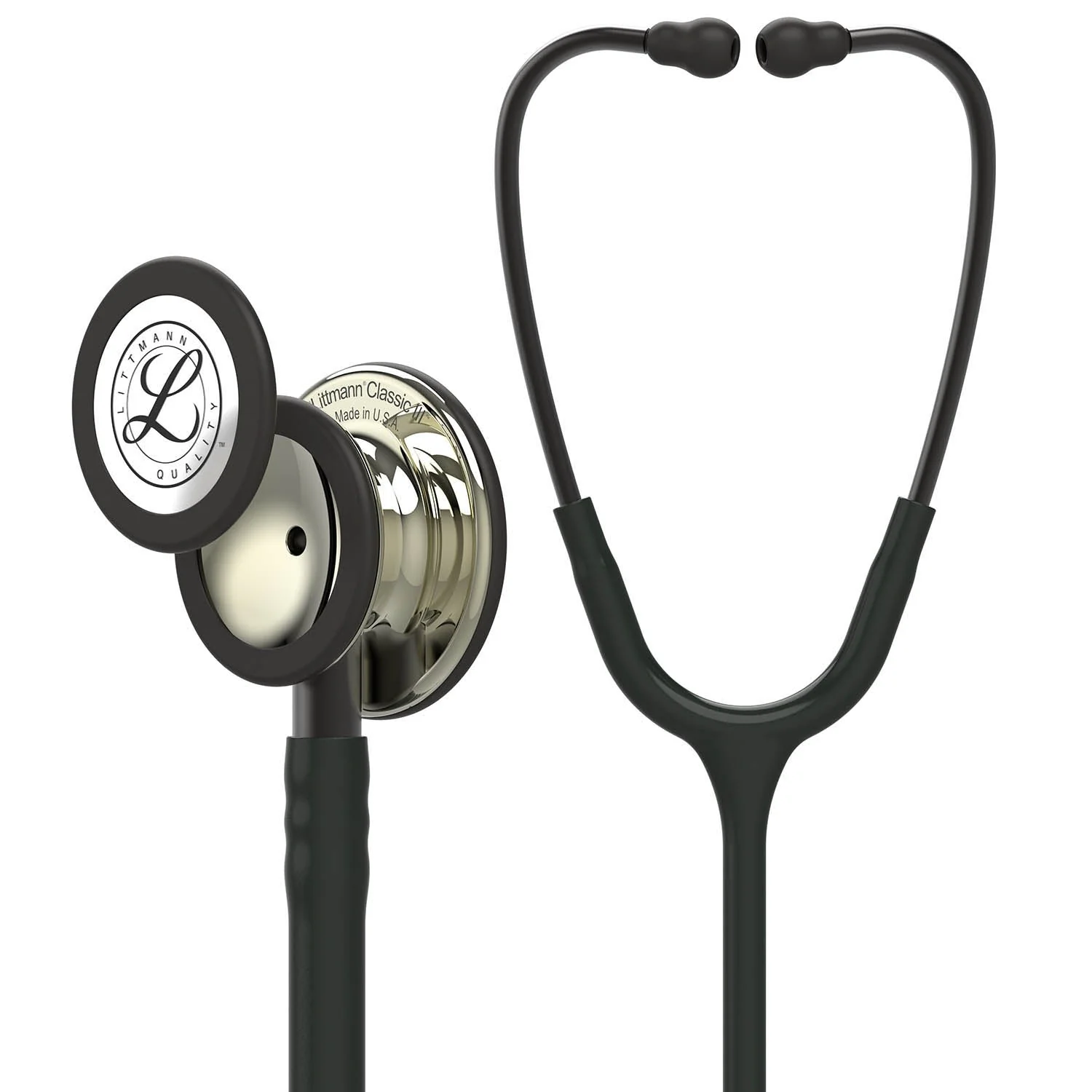 Littmann Classic III Monitoring Stethoscope: Champagne & Black 5861 - Over Engraved