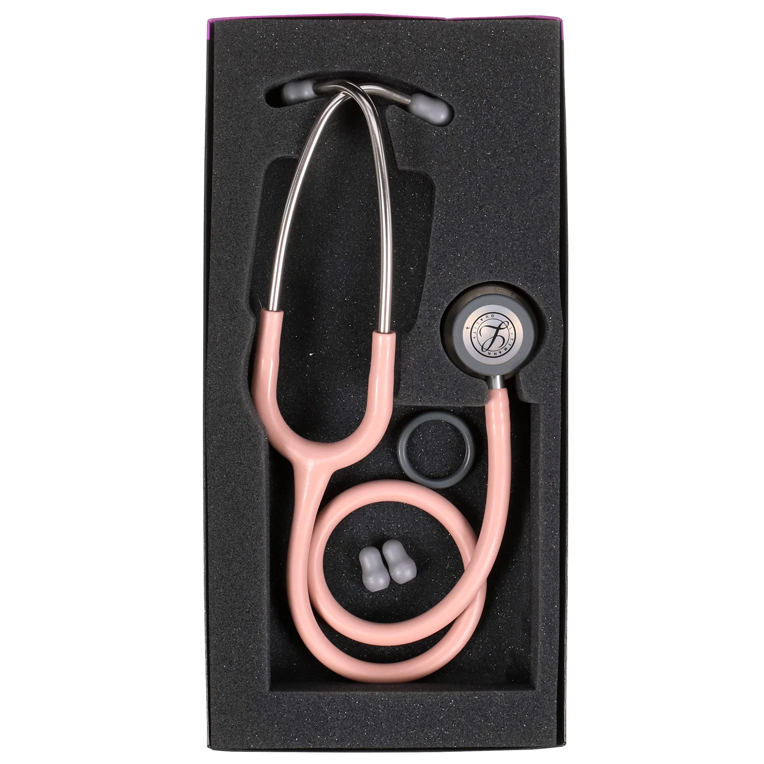 Littmann Classic III Monitoring Stethoscope: Champagne Rose Satin  5910C - Image 10