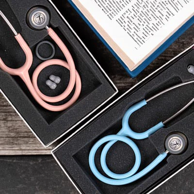 Littmann Classic III Monitoring Stethoscope: Champagne Rose Satin  5910C - Image 9