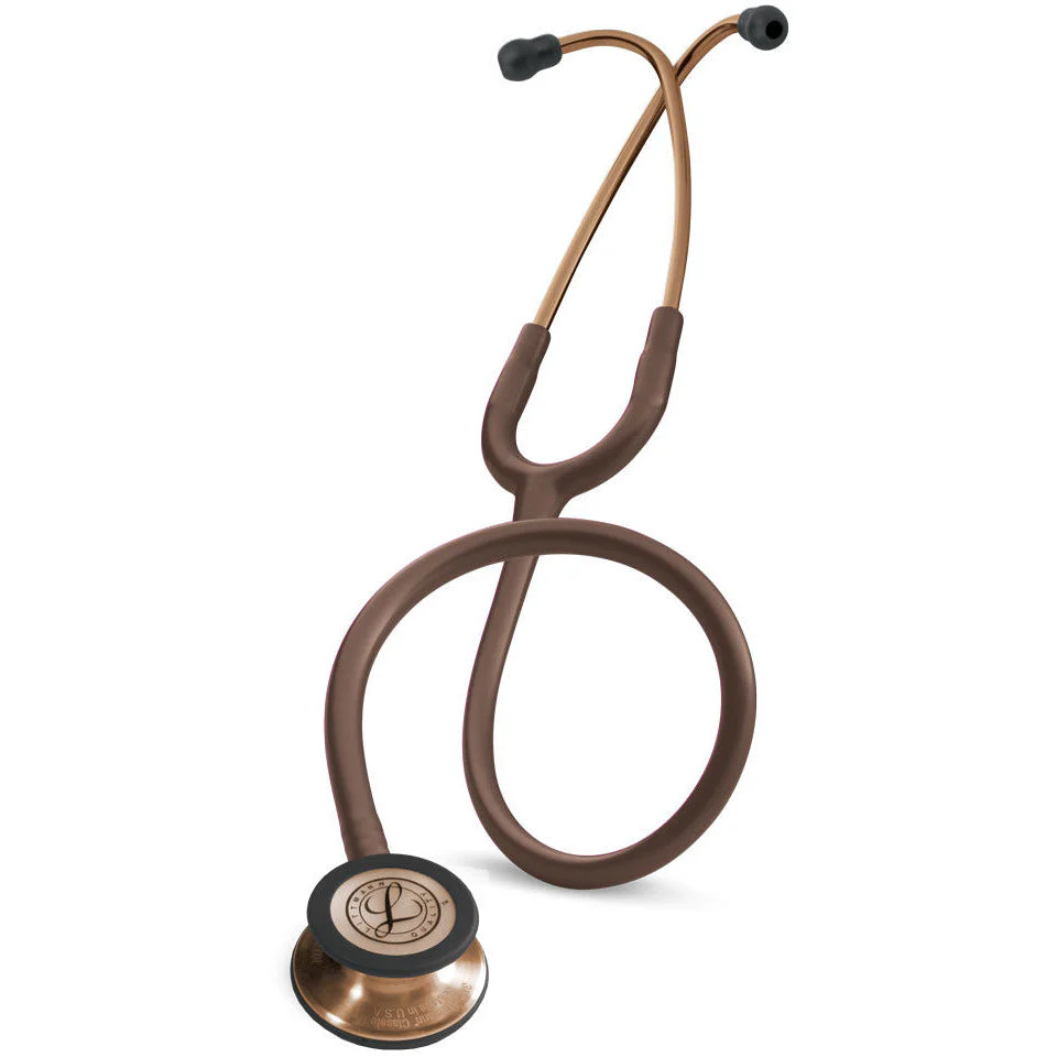Littmann Classic III Monitoring Stethoscope: Chocolate & Copper 5809 - Over Engraved - Image 2