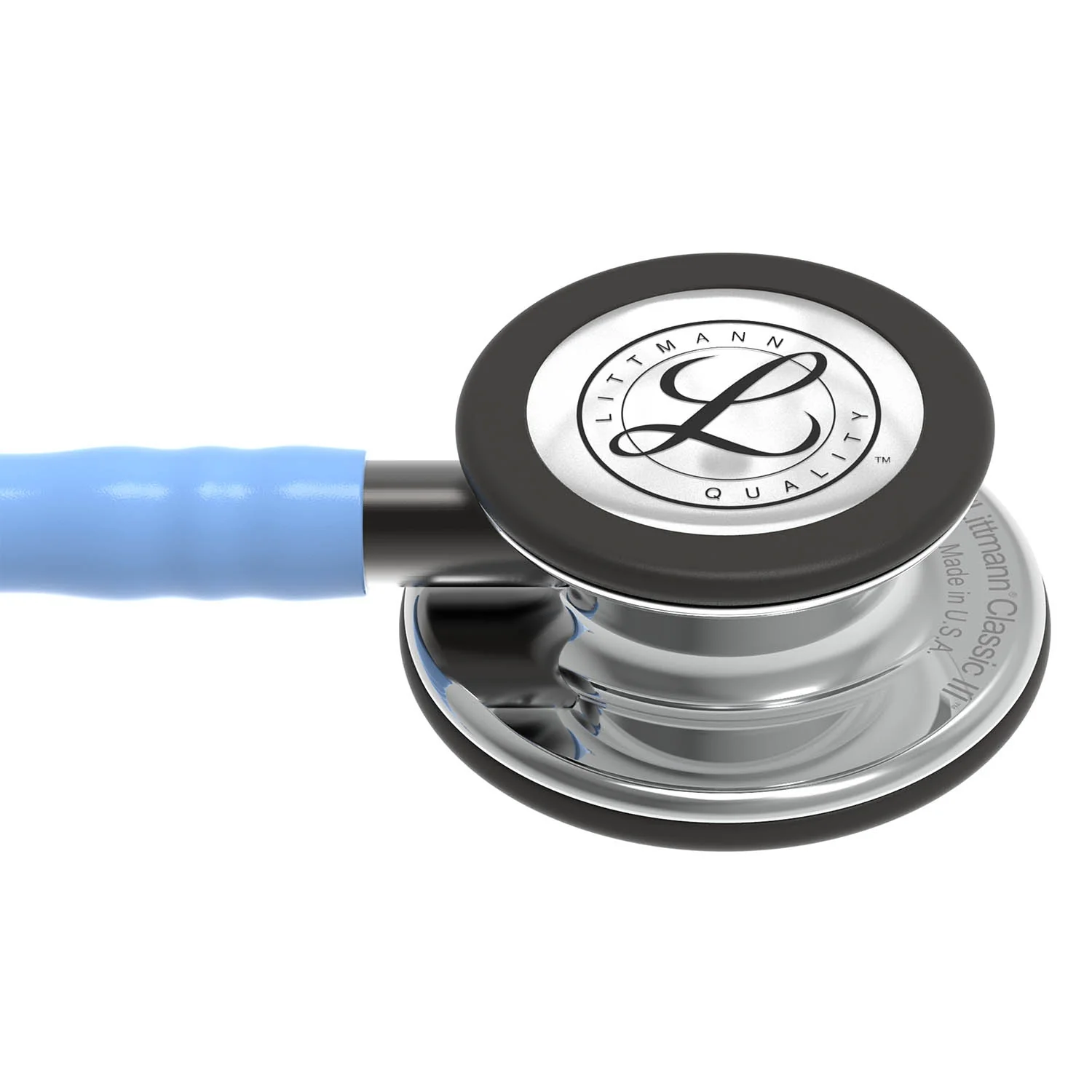 Littmann Classic III Monitoring Stethoscope: Mirror & Ceil Blue - Smoke Stem 5959 - Image 6