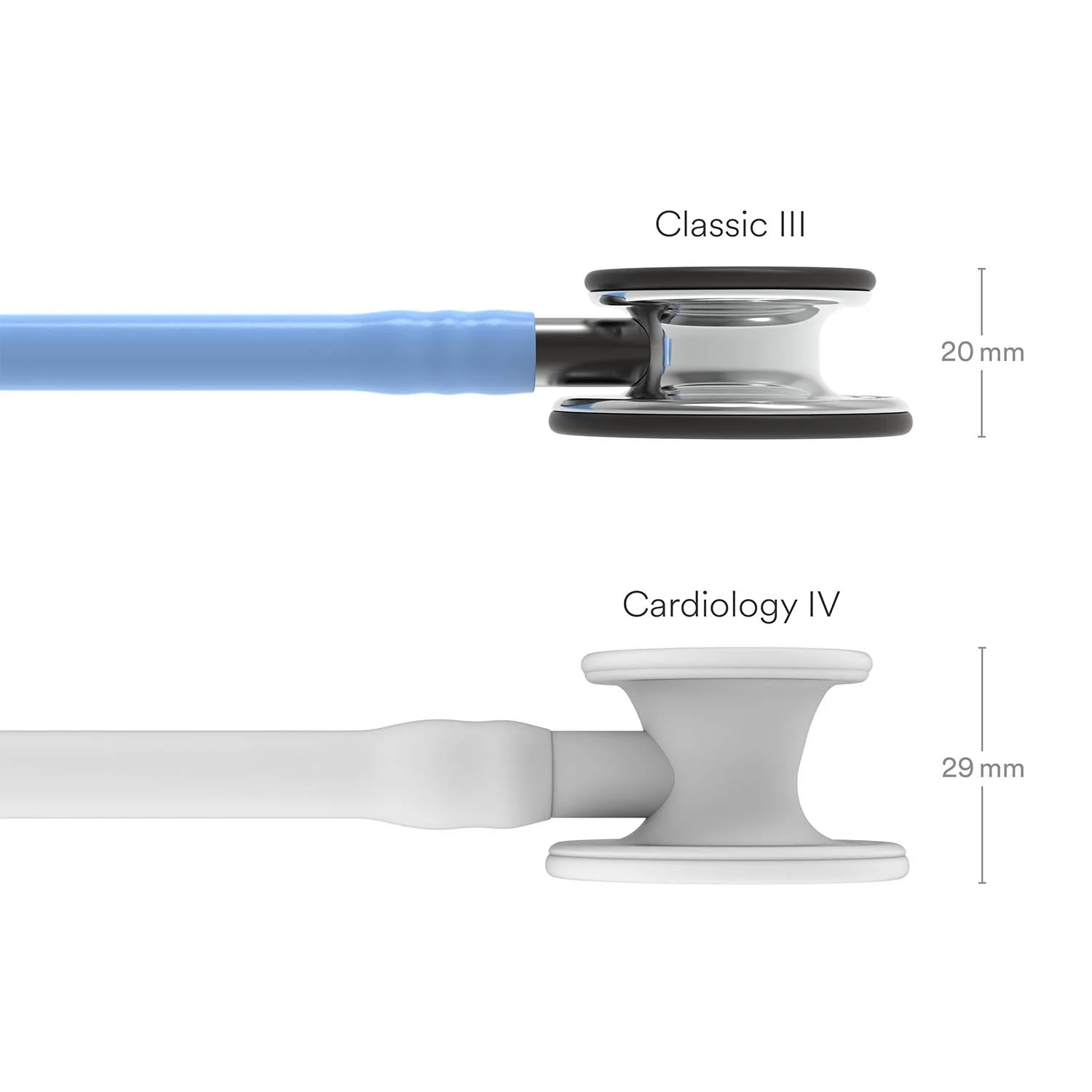 Littmann Classic III Monitoring Stethoscope: Mirror & Ceil Blue - Smoke Stem 5959 - Over Engraved - Image 6