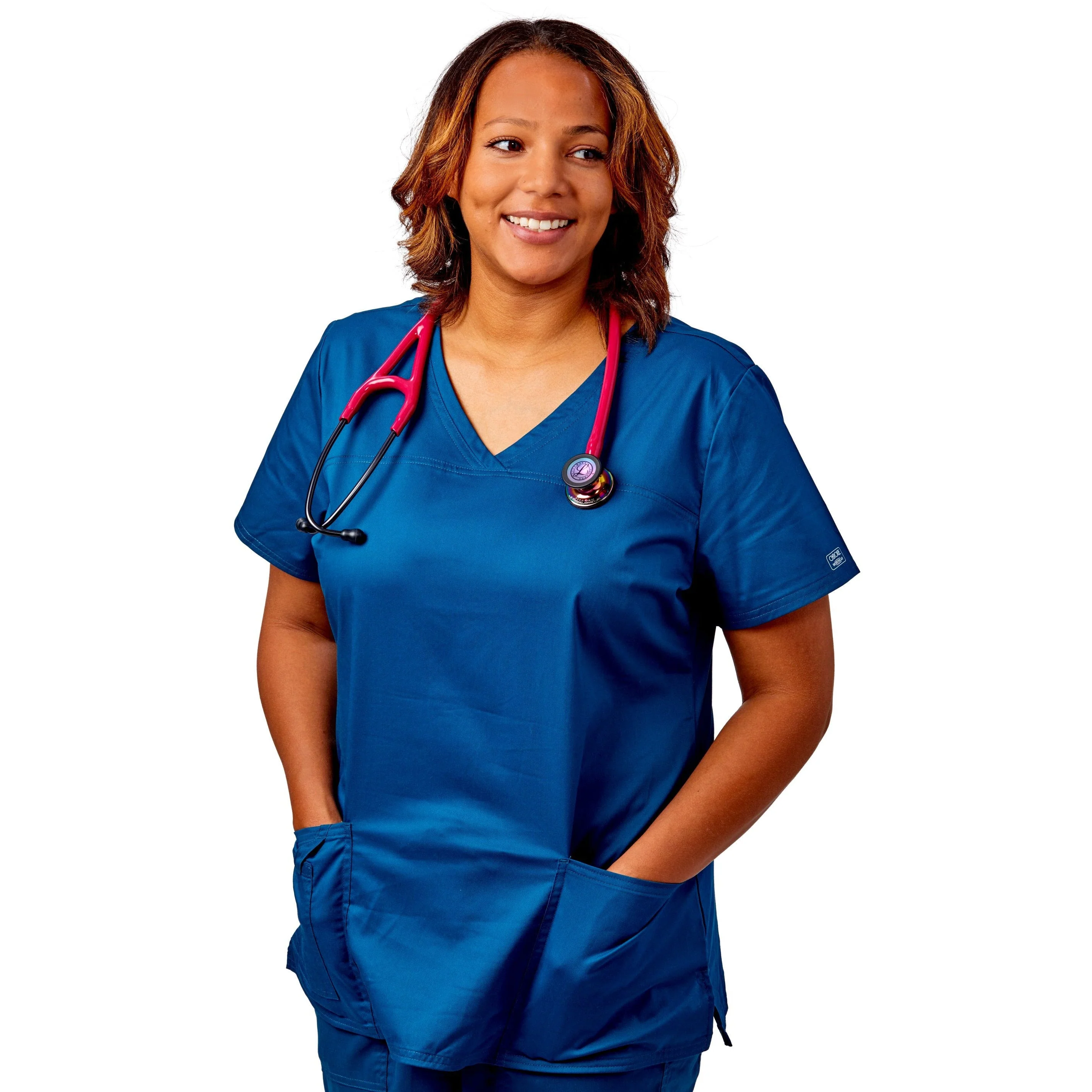 Littmann Classic III Monitoring Stethoscope: Mirror & Pearl Pink - Pink Stem 5962/B Over Engraved - Image 6