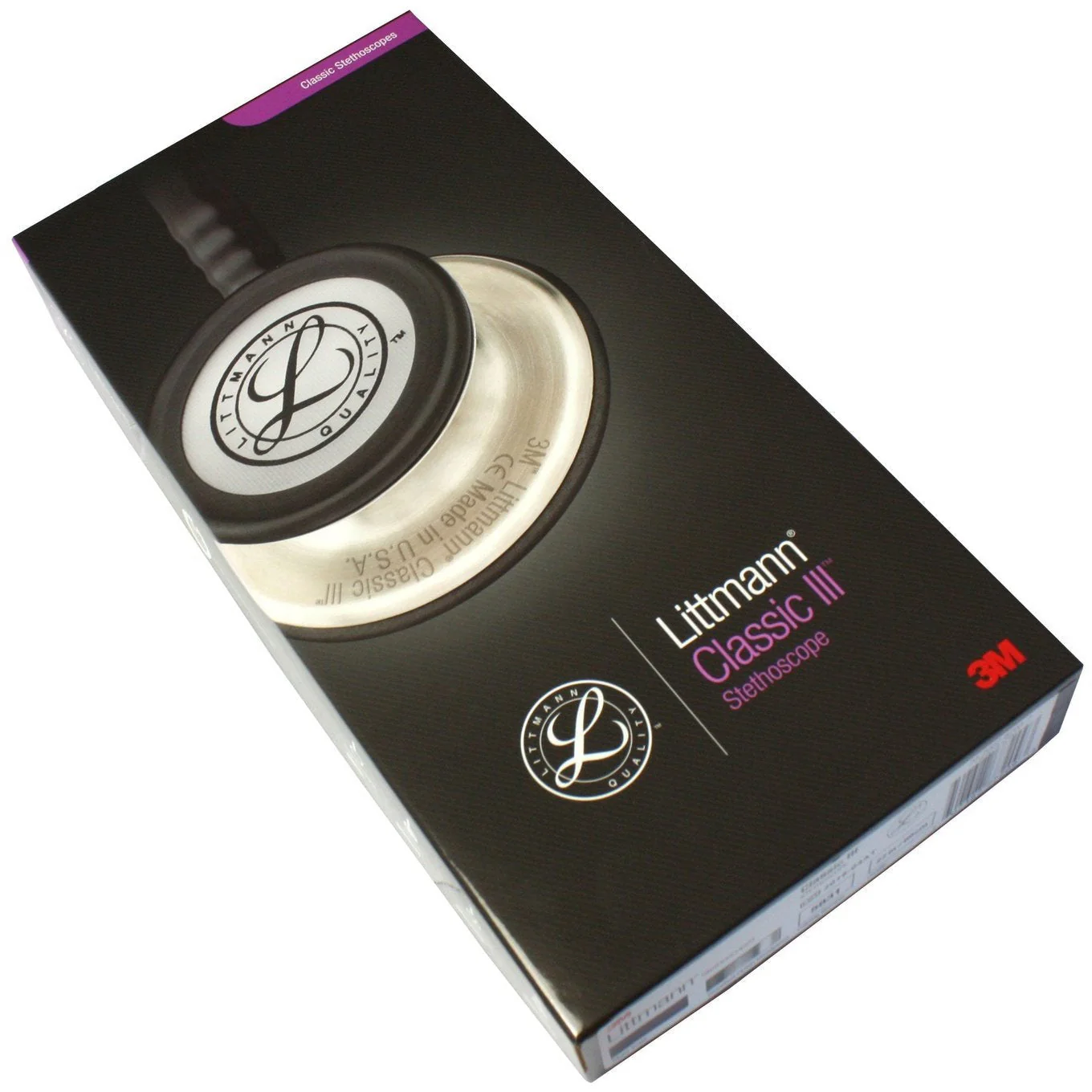Littmann Classic III Monitoring Stethoscope: Plum 5831 - Over Engraved - Image 14