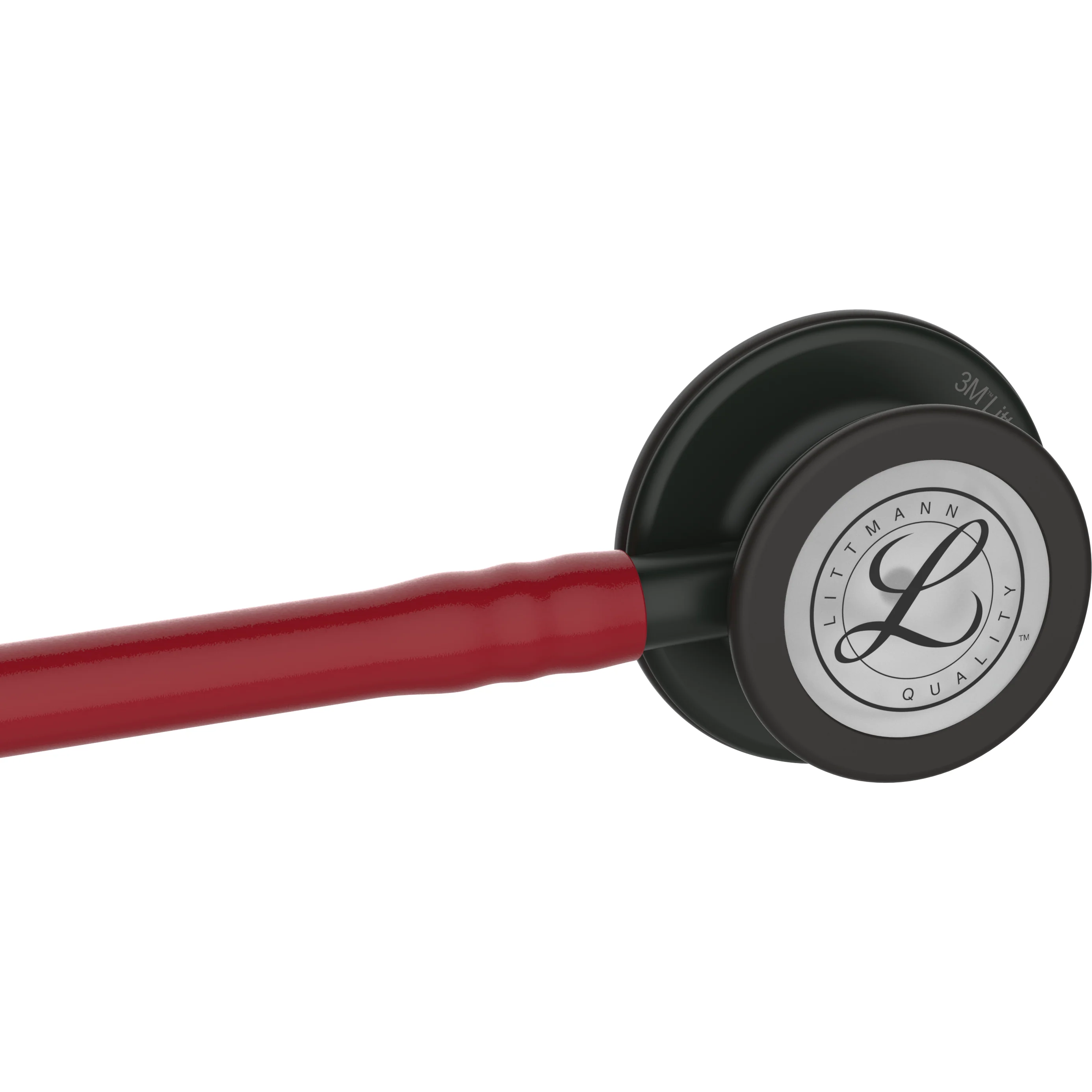 Littmann Classic III Monitoring Stethoscope: Black and Burgundy 5868 - Image 6