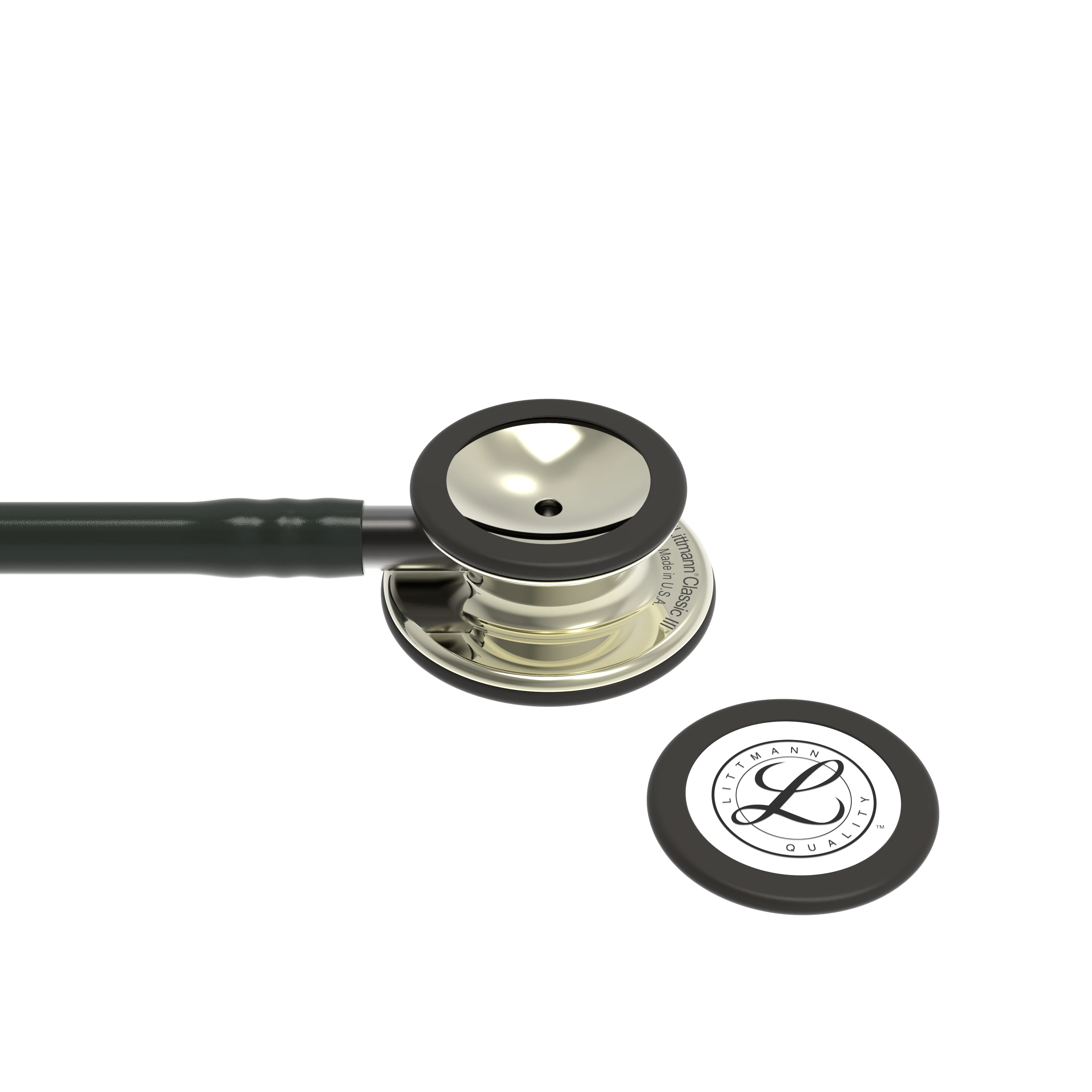 Littmann Classic III Monitoring Stethoscope: Champagne & Black 5861 - Image 10