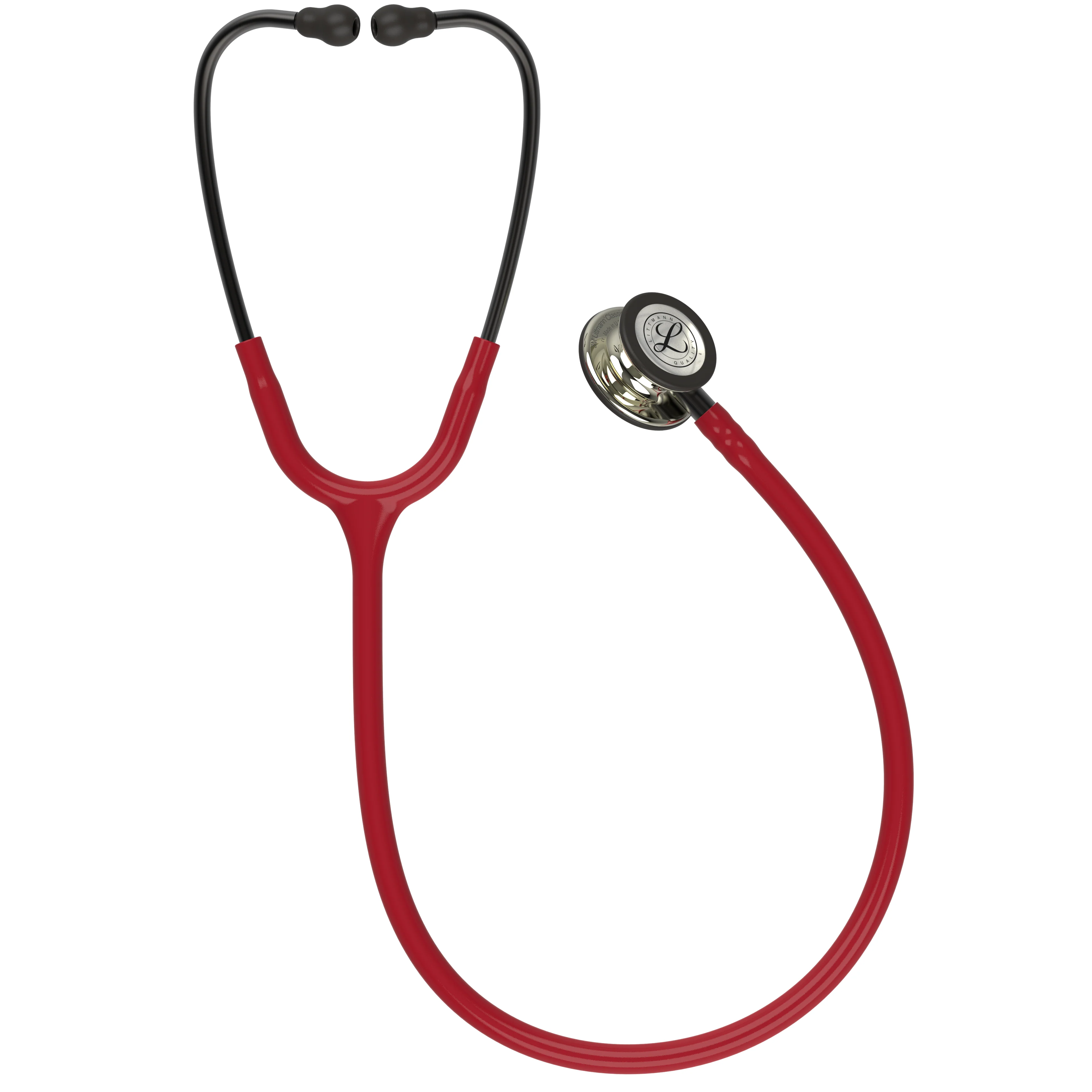 Littmann Classic III Monitoring Stethoscope: Champagne & Burgundy 5864 - Image 3