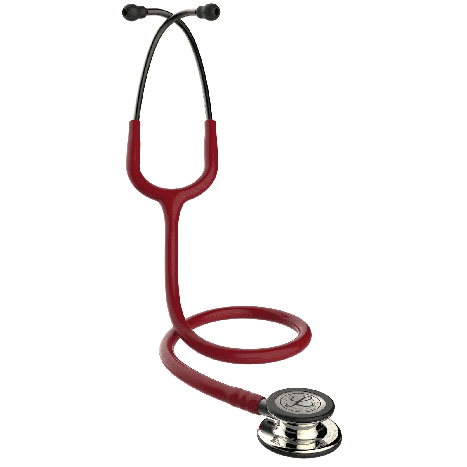 Littmann Classic III Monitoring Stethoscope: Champagne & Burgundy 5864 - Image 4