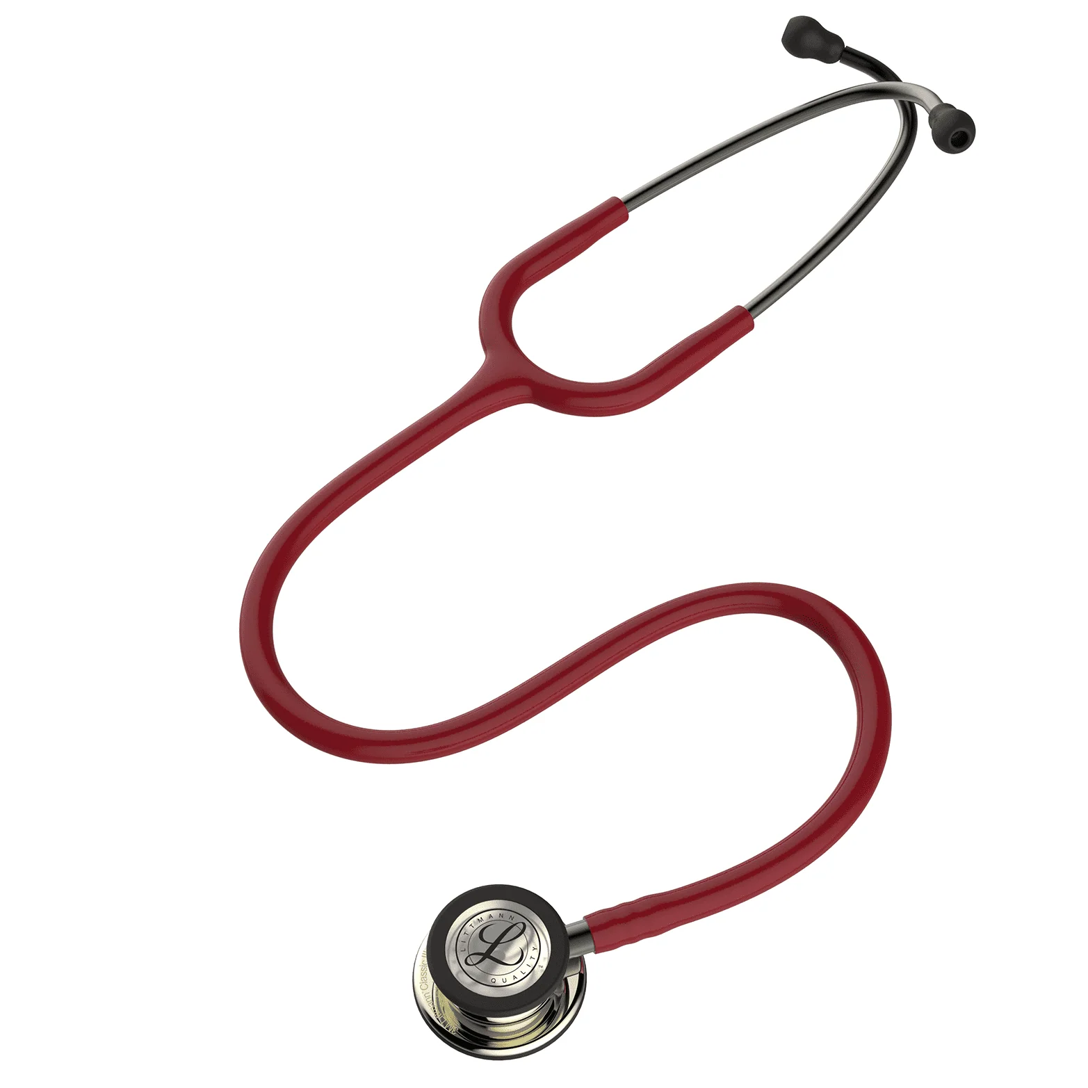 Littmann Classic III Monitoring Stethoscope: Champagne & Burgundy 5864 - Image 6