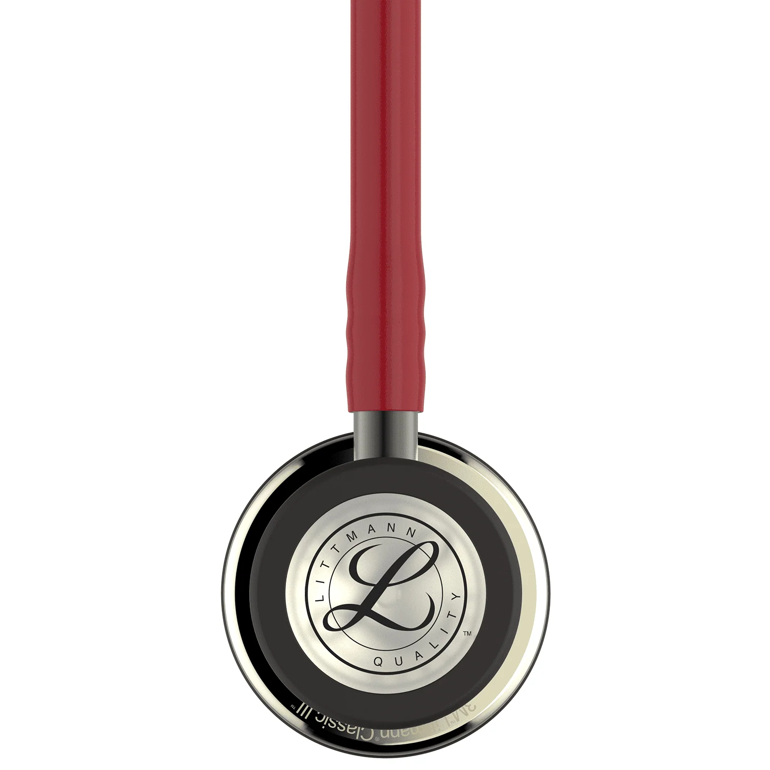 Littmann Classic III Monitoring Stethoscope: Champagne & Burgundy 5864 - Image 7