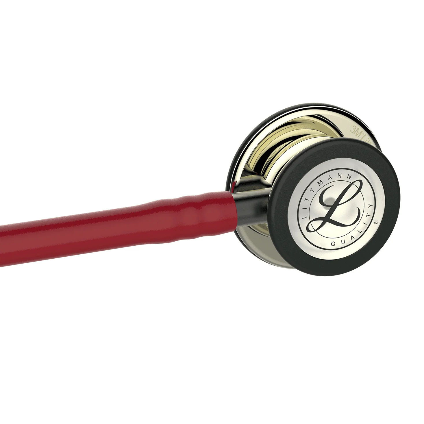 Littmann Classic III Monitoring Stethoscope: Champagne & Burgundy 5864 - Image 9