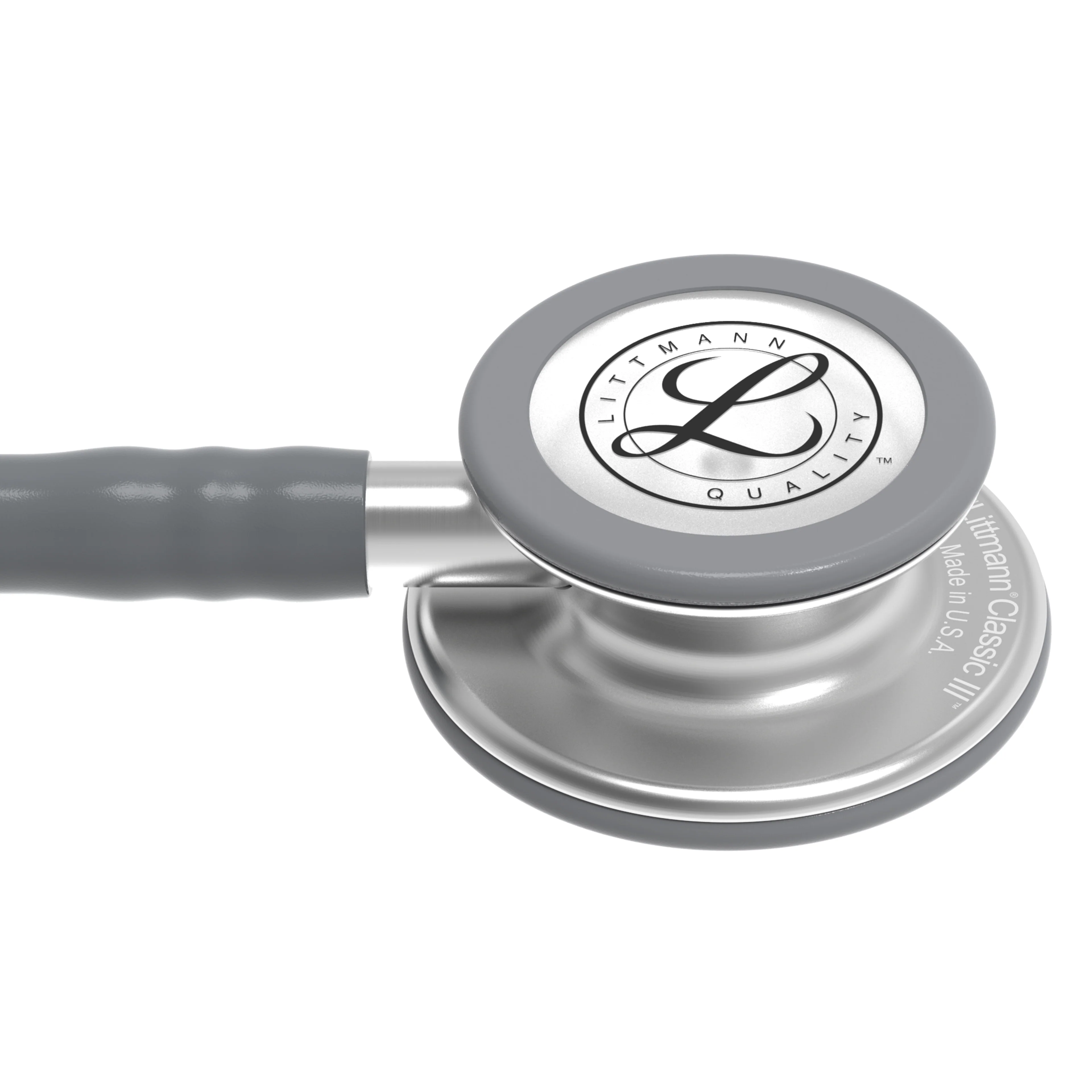 Littmann Classic III Monitoring Stethoscope: Gray 5621 - Image 10