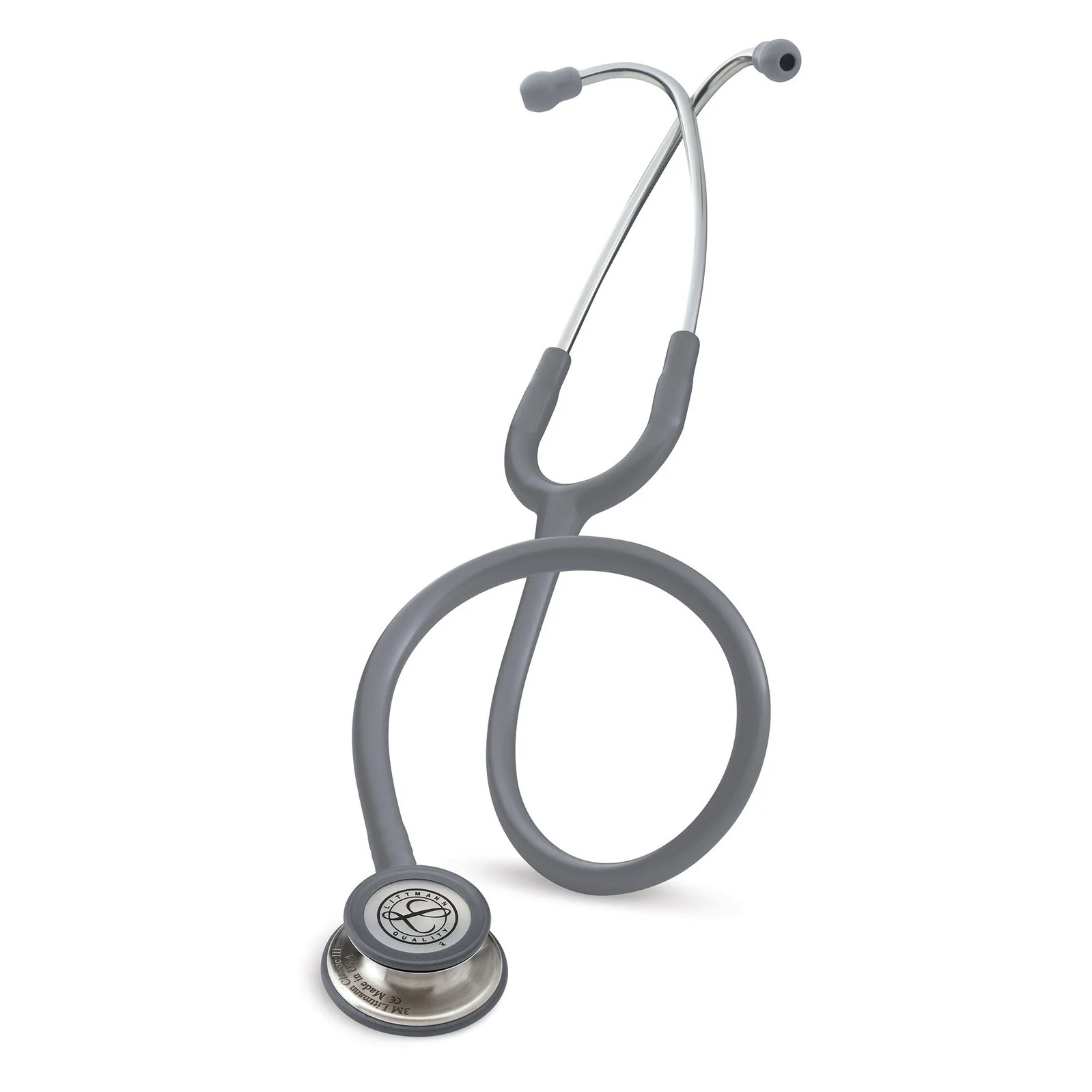 Littmann Classic III Monitoring Stethoscope: Gray 5621 - Image 4