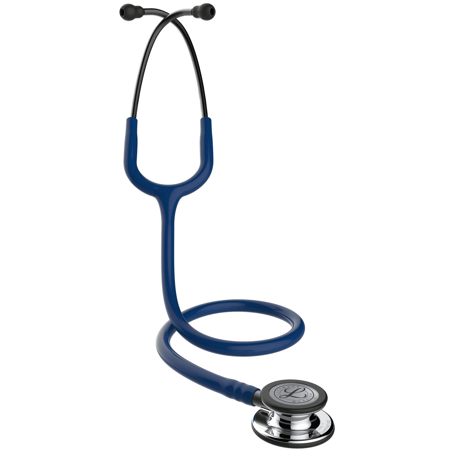 Littmann Classic III Monitoring Stethoscope: Mirror & Navy Blue 5863 - Image 3