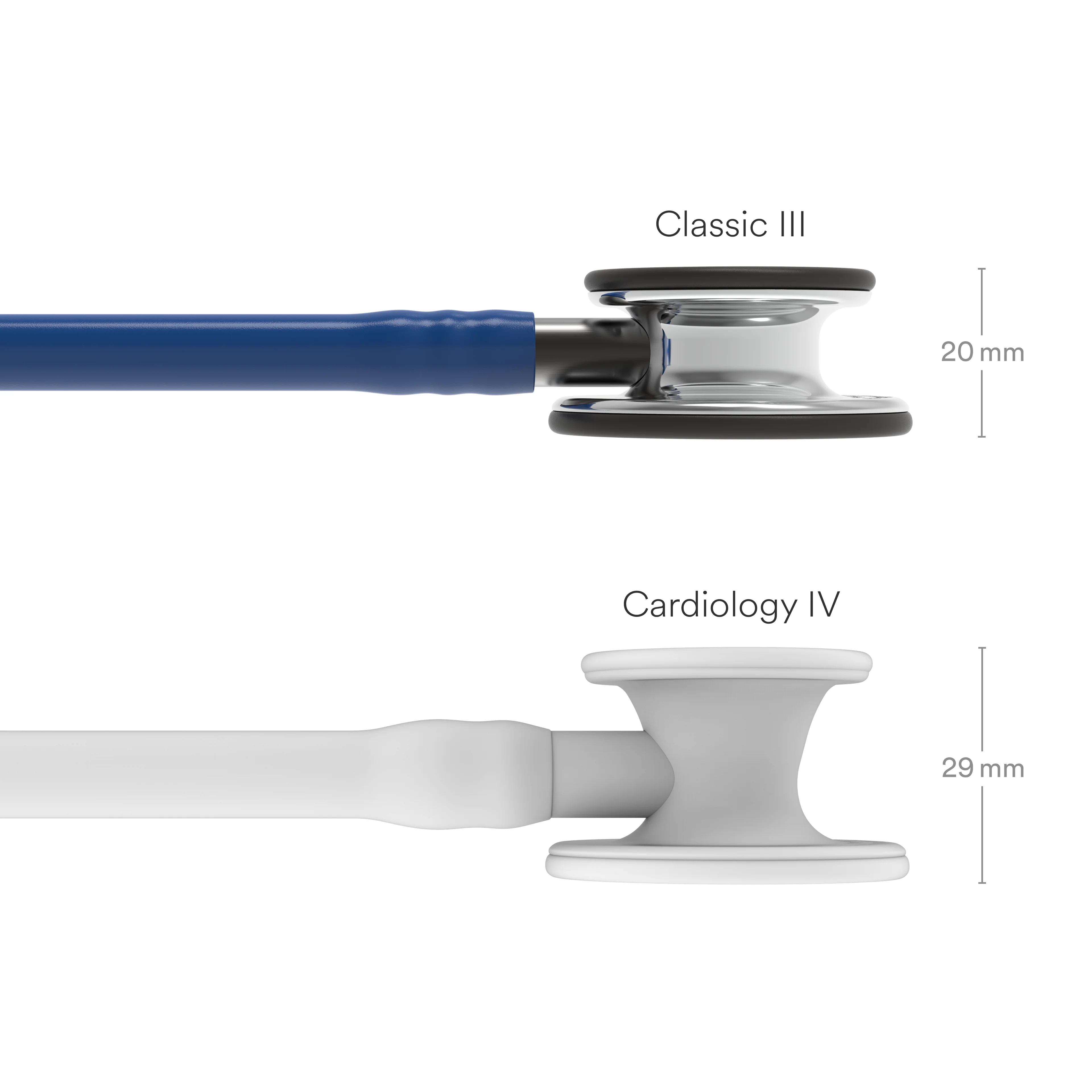 Littmann Classic III Monitoring Stethoscope: Mirror & Navy Blue 5863 - Image 8