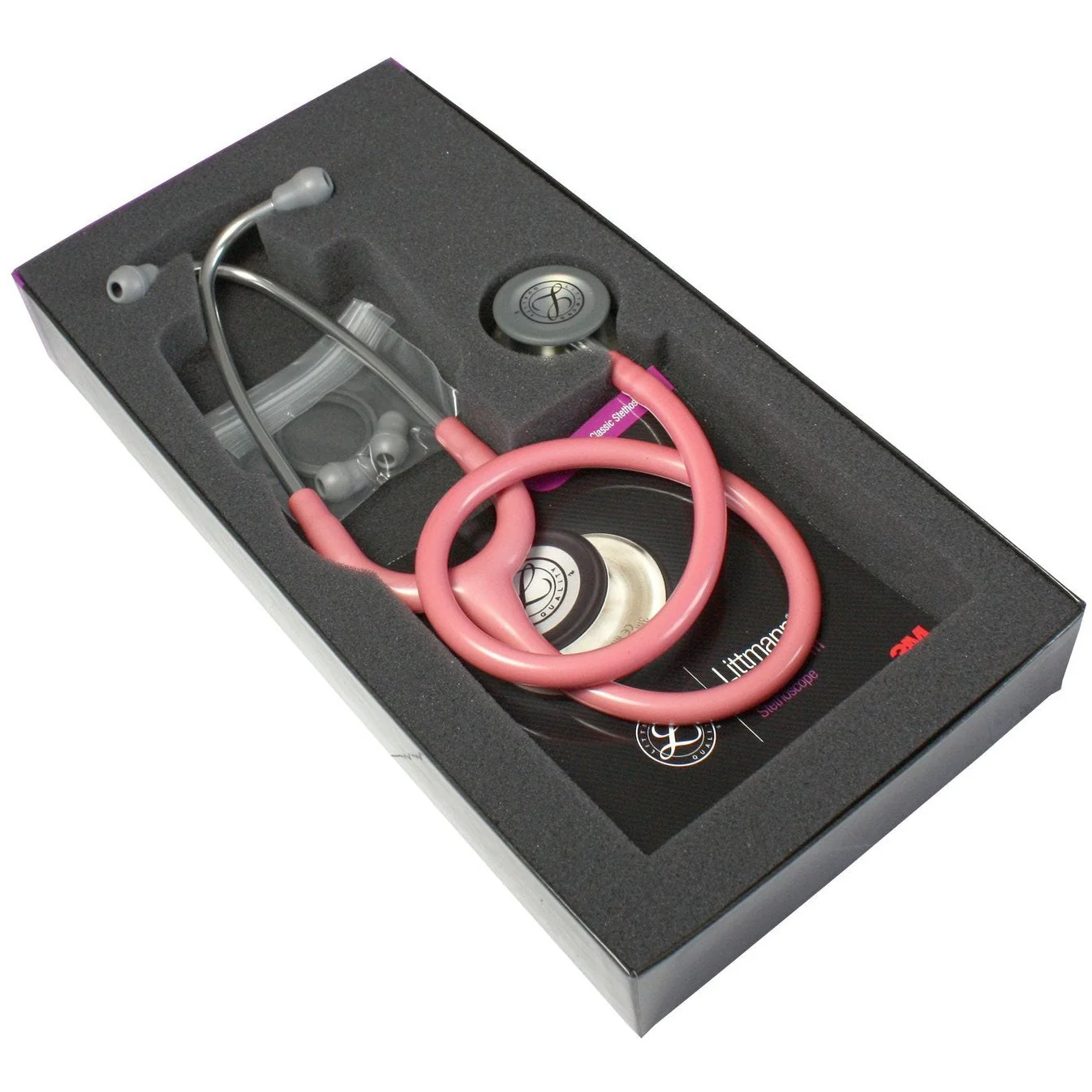 Littmann Classic III Monitoring Stethoscope: Pearl Pink 5633a - Image 12