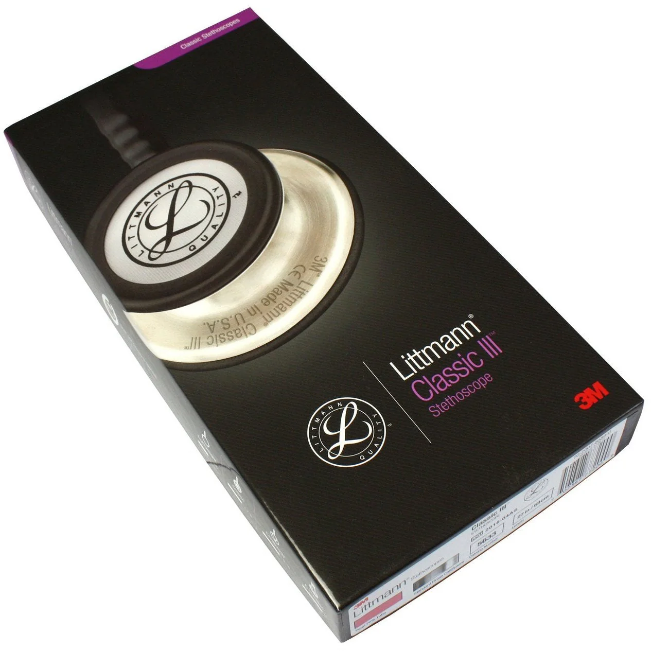 Littmann Classic III Monitoring Stethoscope: Pearl Pink 5633a - Image 14