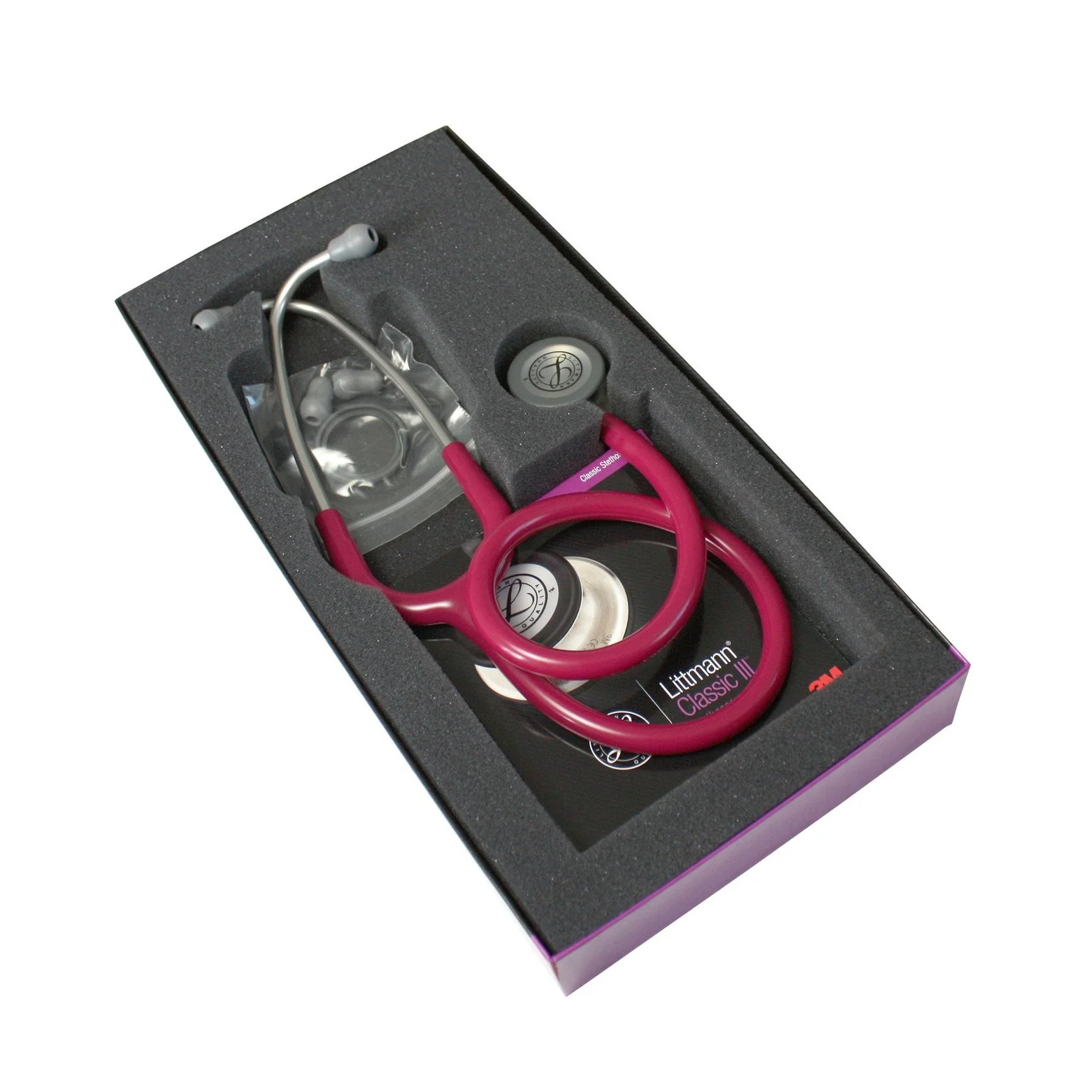 Littmann Classic III Monitoring Stethoscope: Raspberry 5648 - Image 7