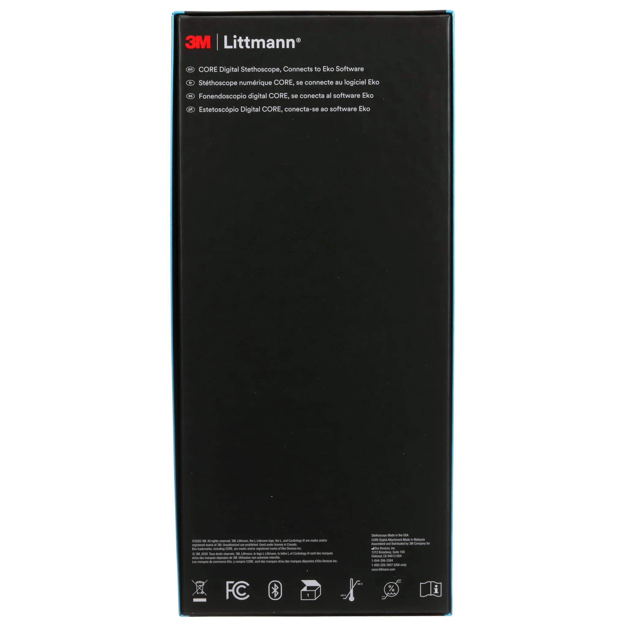 Littmann® CORE Digital Stethoscope - Black 8480 - Image 12