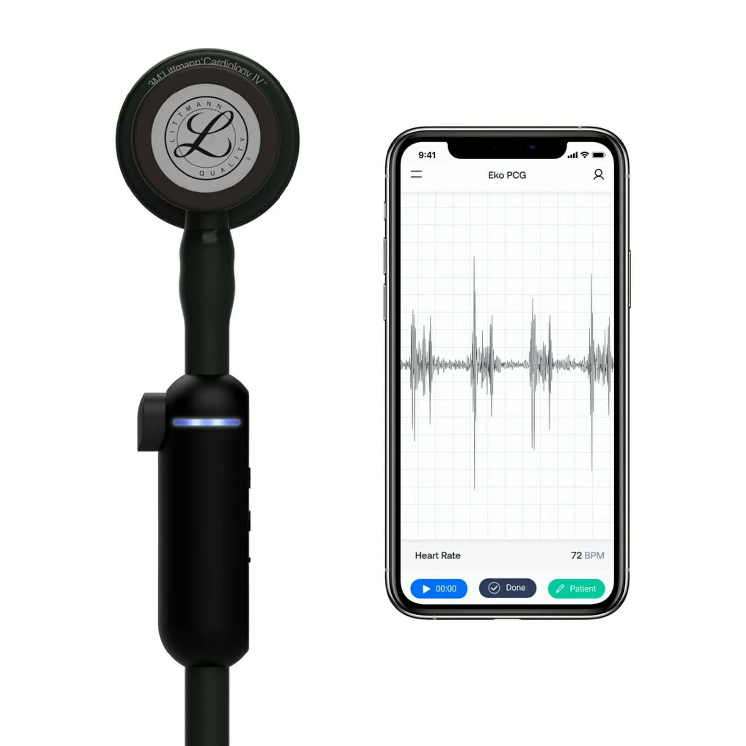 Littmann® CORE Digital Stethoscope - Black 8480 - Image 4