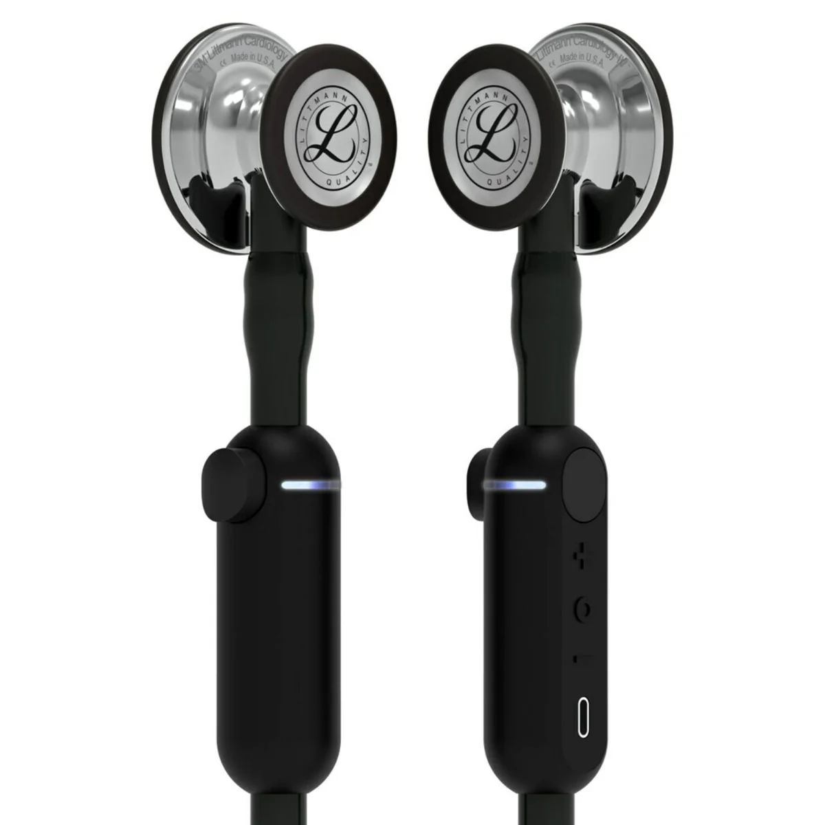 Littmann CORE Digital Stethoscope - 8890 Mirror Chestpiece & Black - Image 3