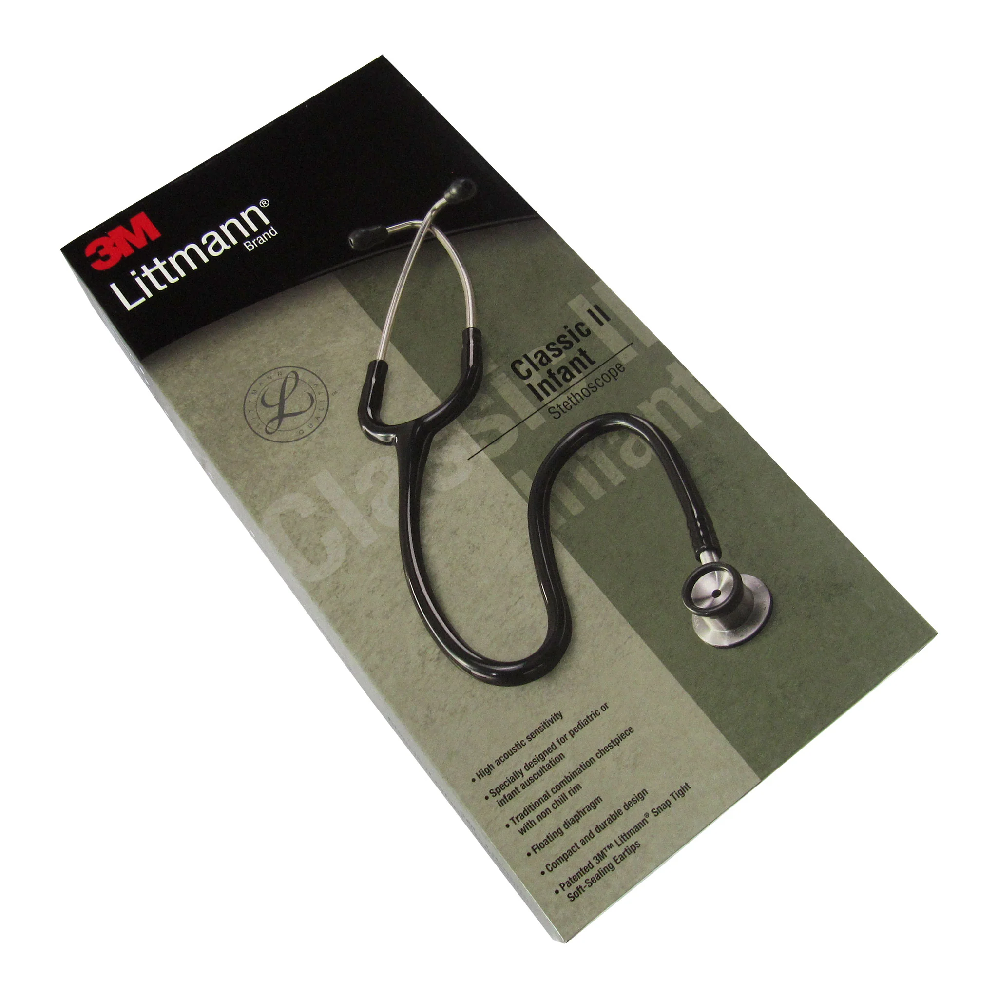Littmann Classic II Infant Stethoscope: Black 2114 - Image 6