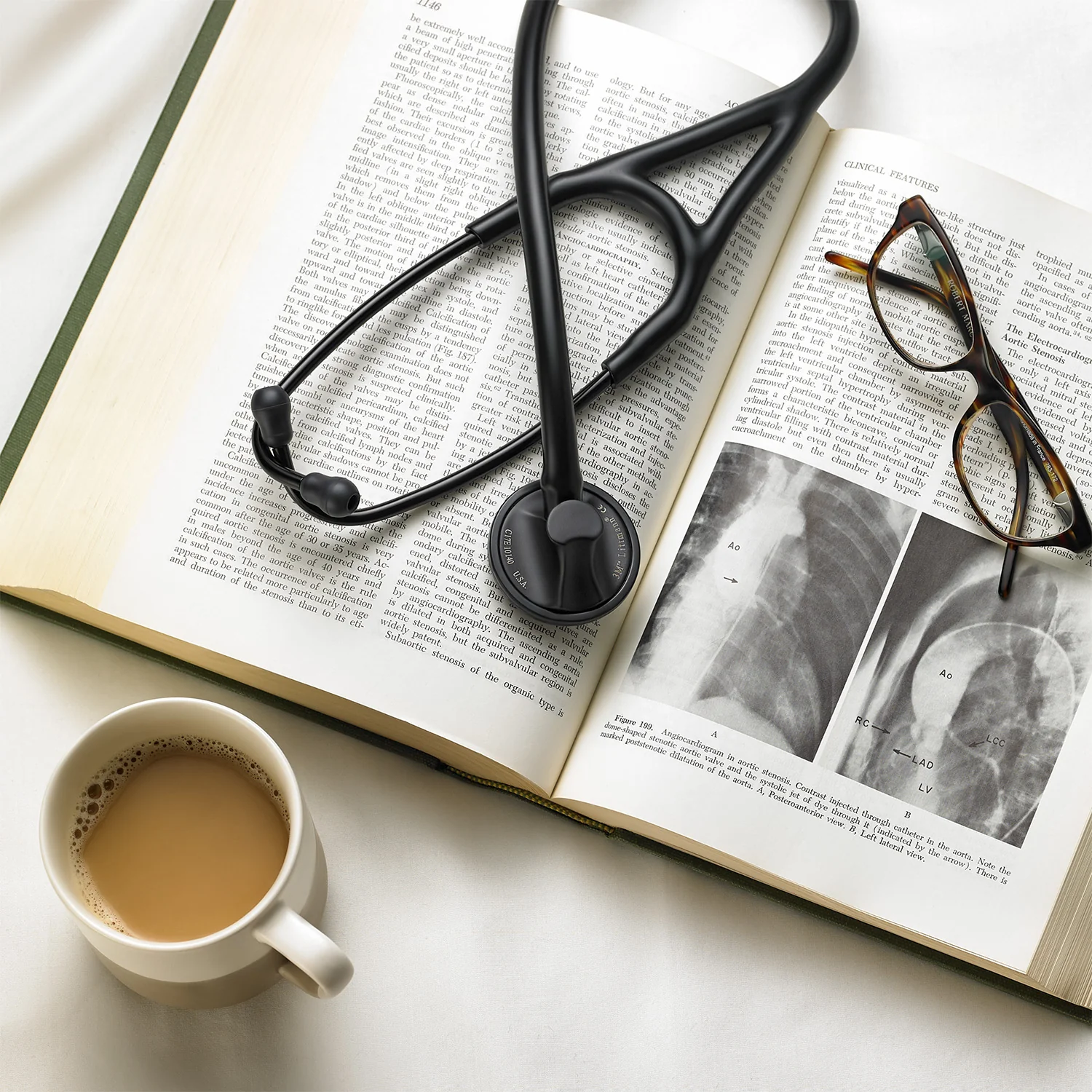 Littmann Master Cardiology Stethoscope: All Black 2161 - Image 2