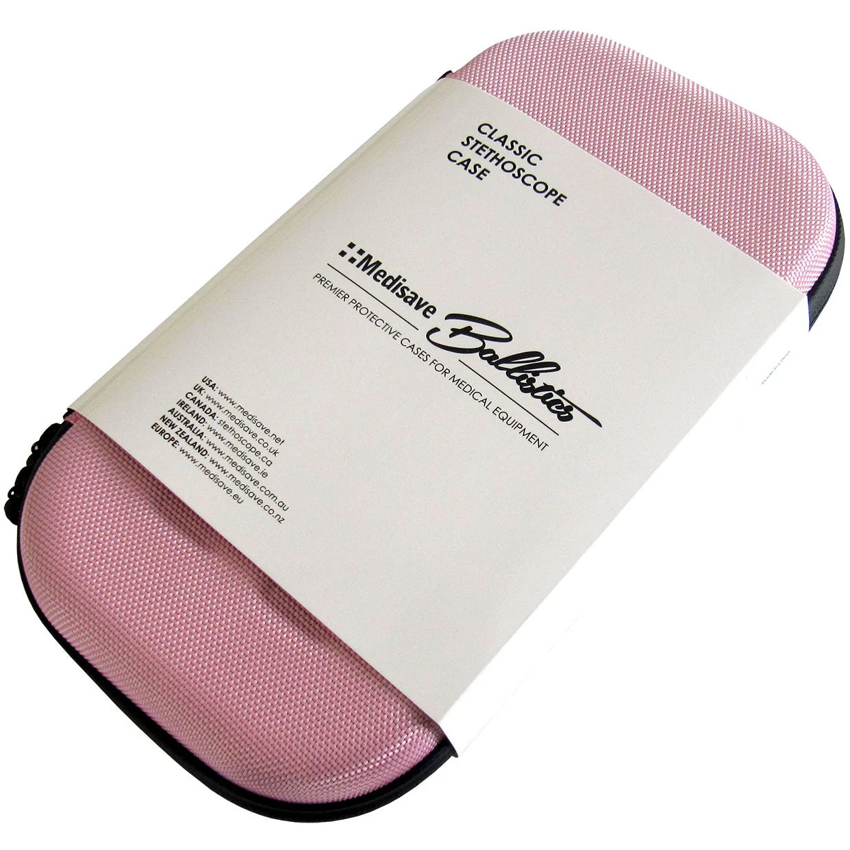 Medisave Ballistics Premium Classic Stethoscope Case - Baby Pink - Image 2