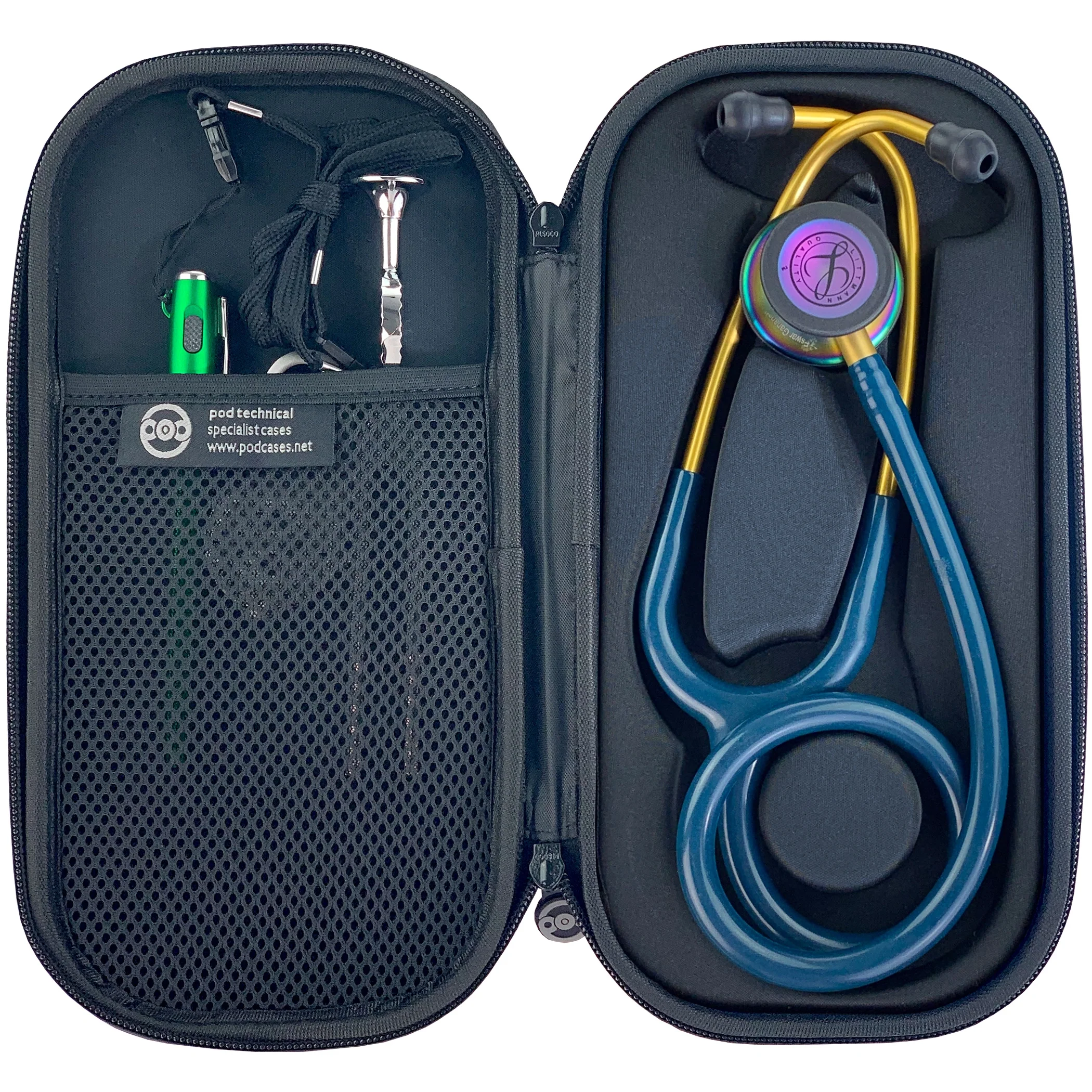 Pod Technical Classicpod Micro Stethoscope Case for Littmann Classic Stethoscopes - All Black - Image 6