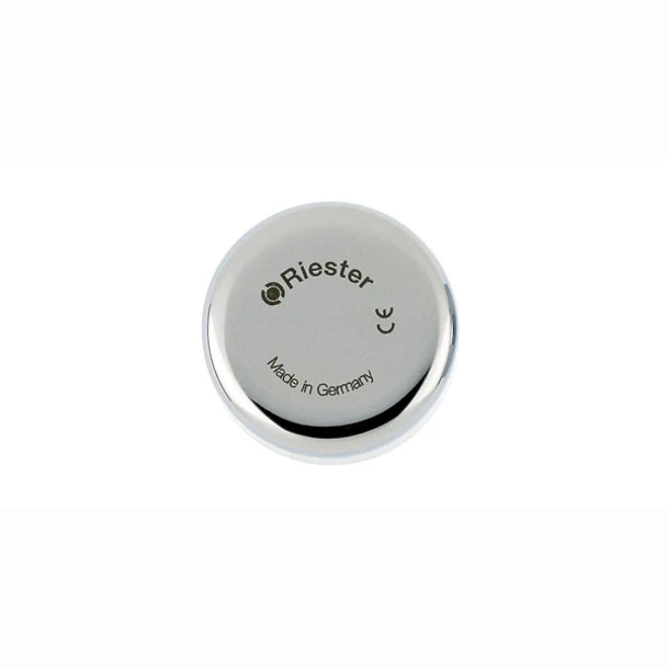 Riester Chrome Battery Handle Cover without Bore to fit uni/econom Units