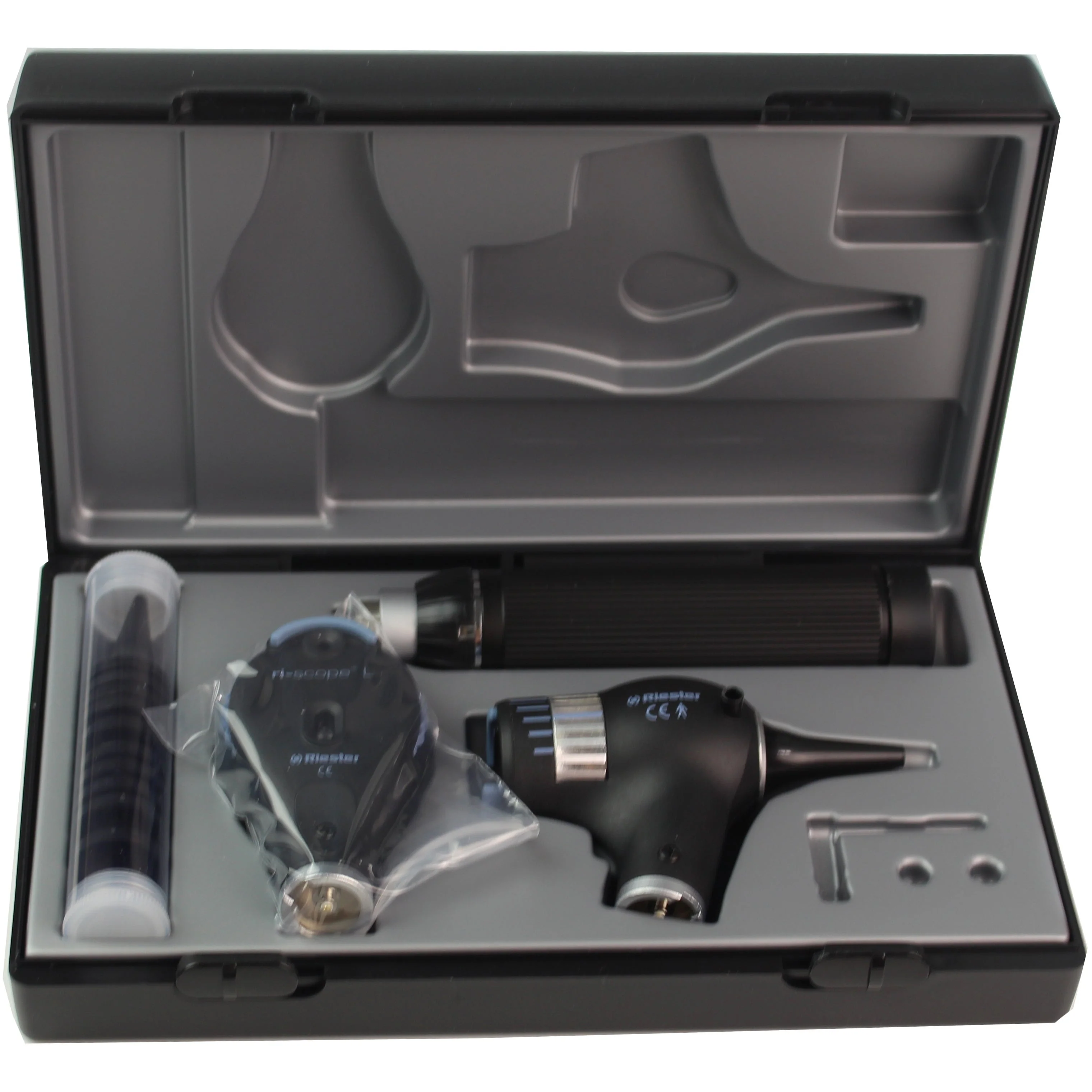 Riester EliteVue Otoscope Ophthalmoscope L2 set, LED, 2.5 V, Requires 2 AA Batteries
