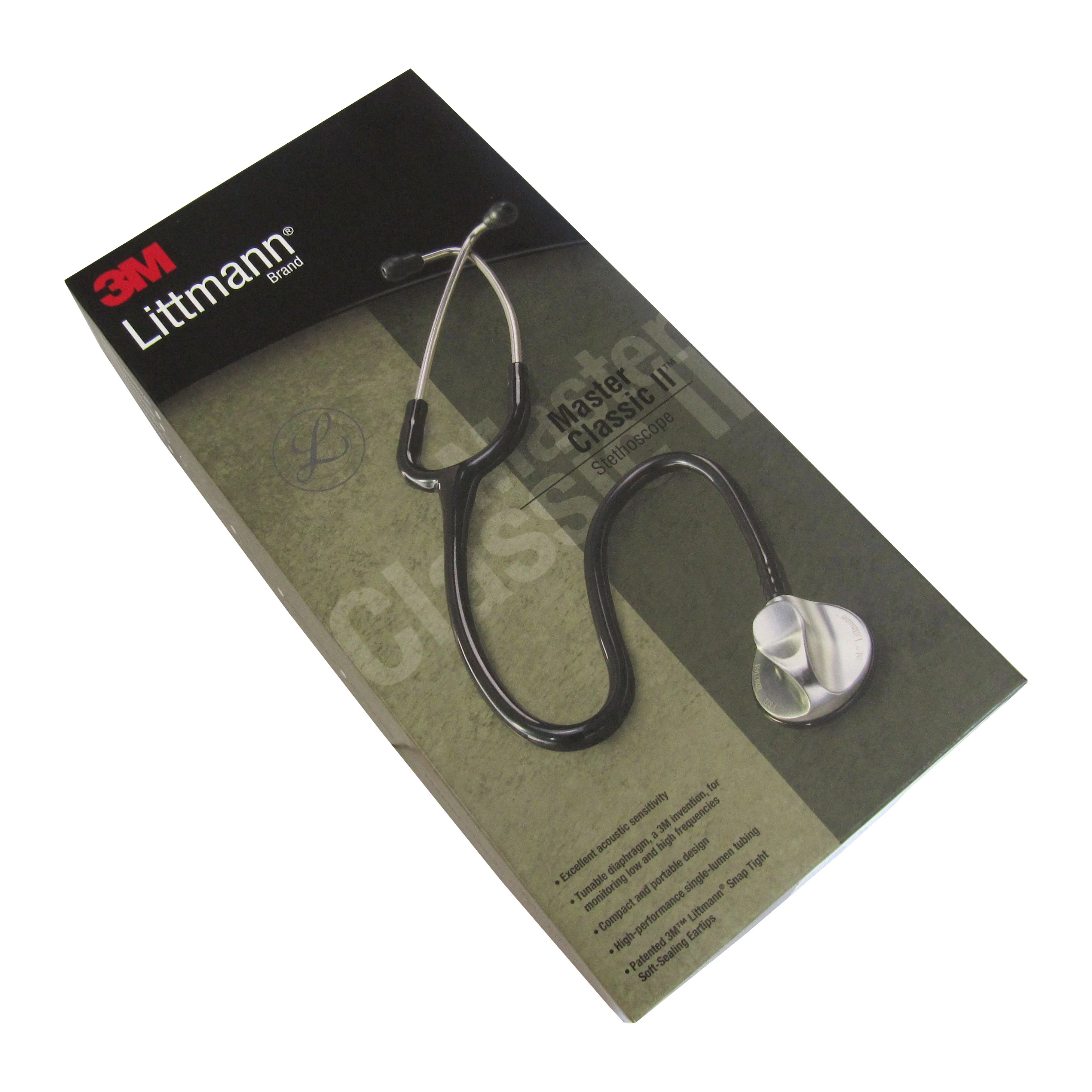 Littmann Master Classic II Stethoscope: Black 2144L - Image 4